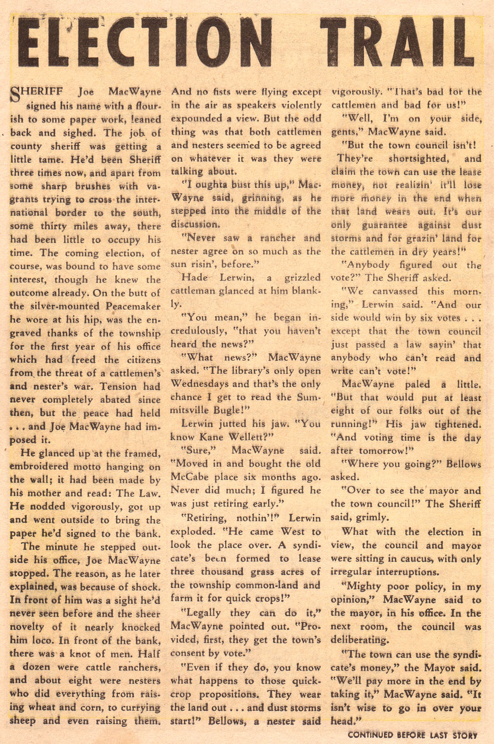 Read online Annie Oakley comic -  Issue #9 - 9