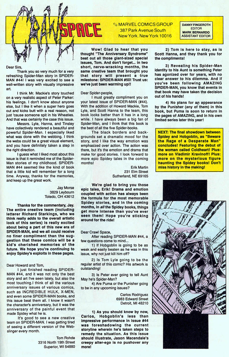 Read online Spider-Man (1990) comic -  Issue #48 - Demons Of Our Past - 25
