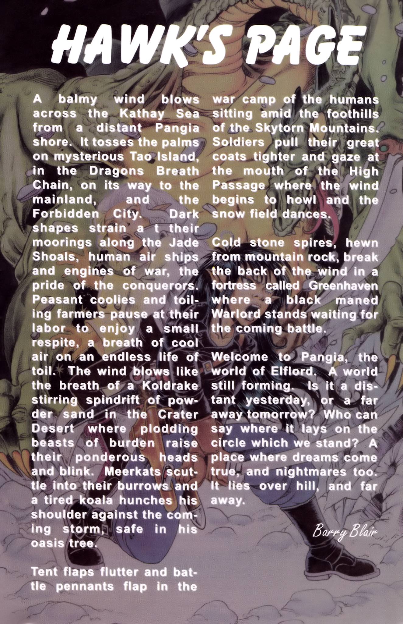 Read online Legend of the Elflord comic -  Issue #1 - 33