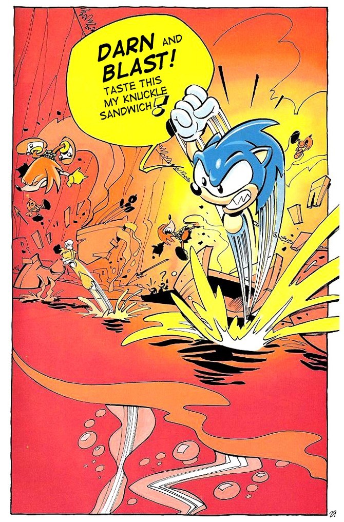 Read online Sonic Adventures: Dans Les Griffes De Robotnik comic -  Issue # Full - 32