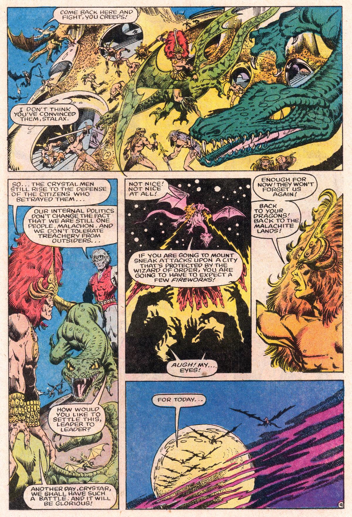 Read online The Saga of Crystar, Crystal Warrior comic -  Issue #7 - 10