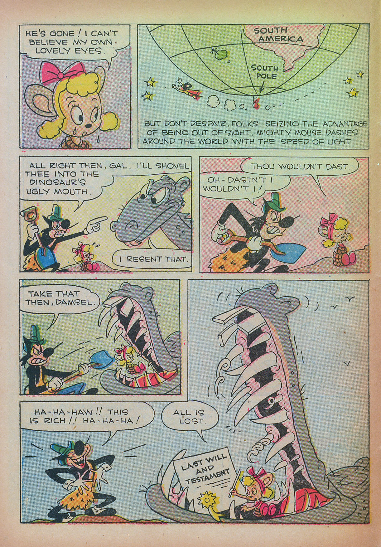 Read online Paul Terry's Mighty Mouse Comics comic -  Issue #26 - 16