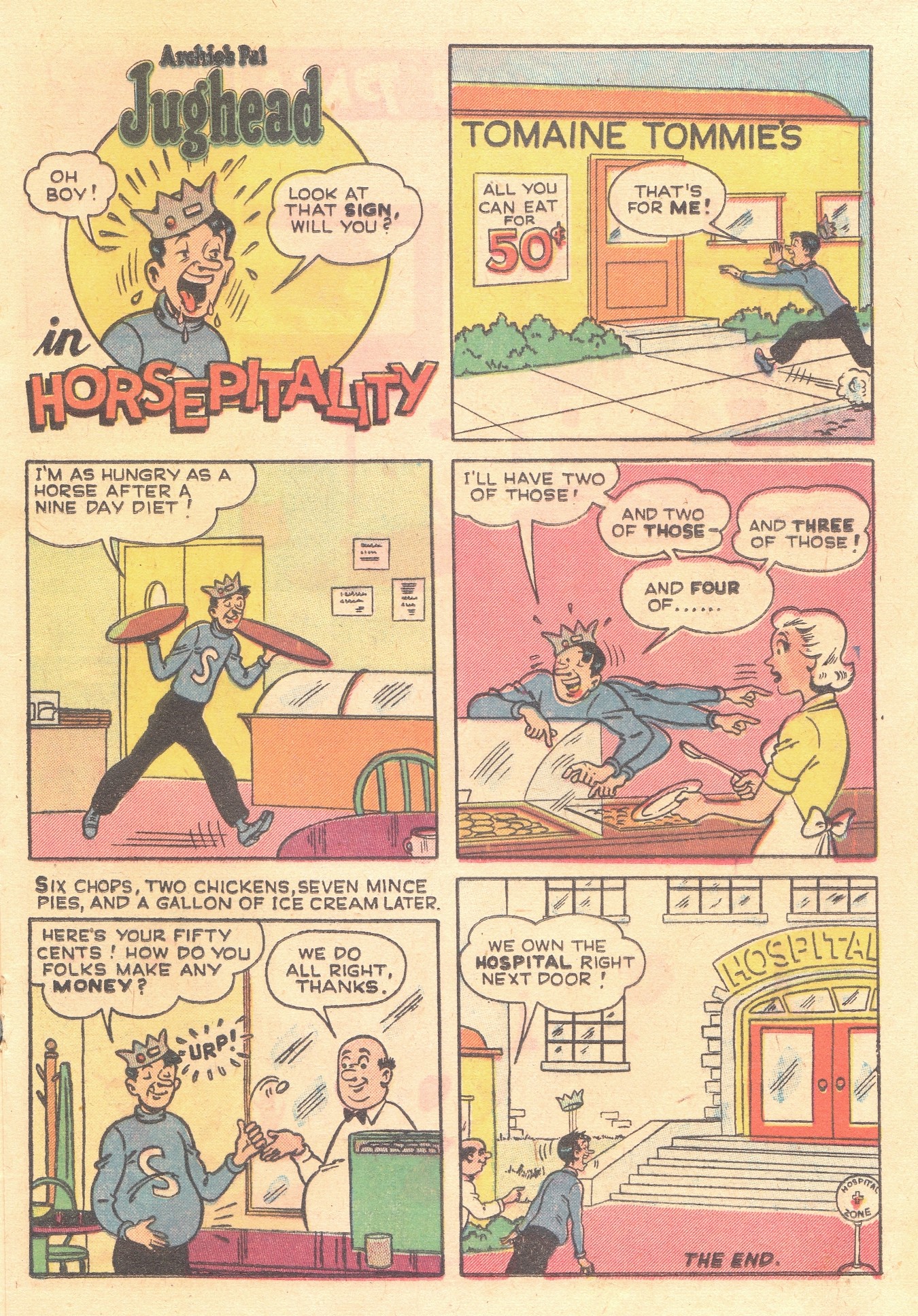 Read online Archie's Pal Jughead comic -  Issue #5 - 17