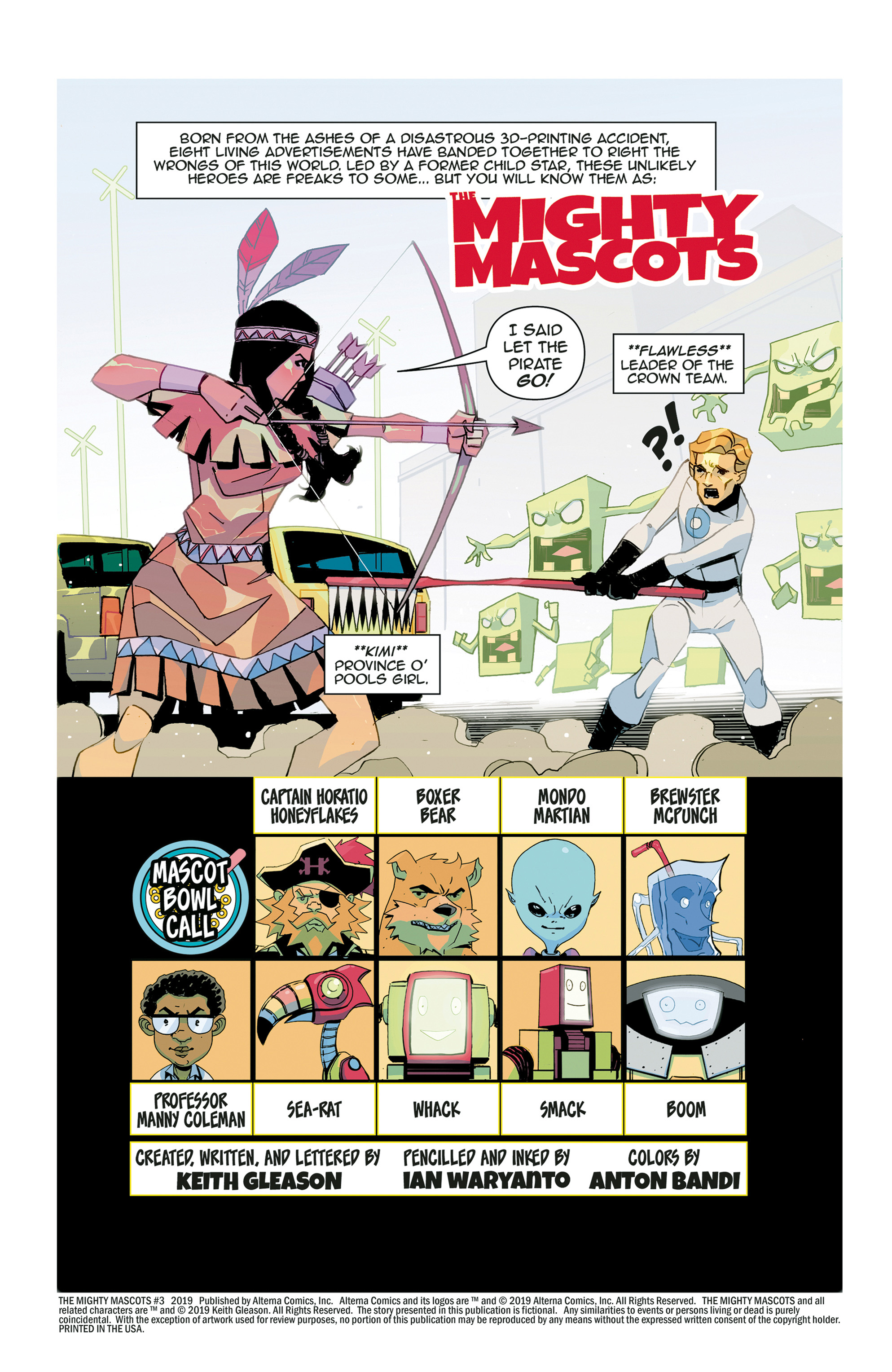 Read online The Mighty Mascots comic -  Issue #3 - 2