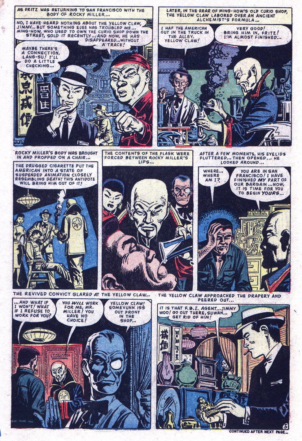Read online Yellow Claw comic -  Issue #1 - 14