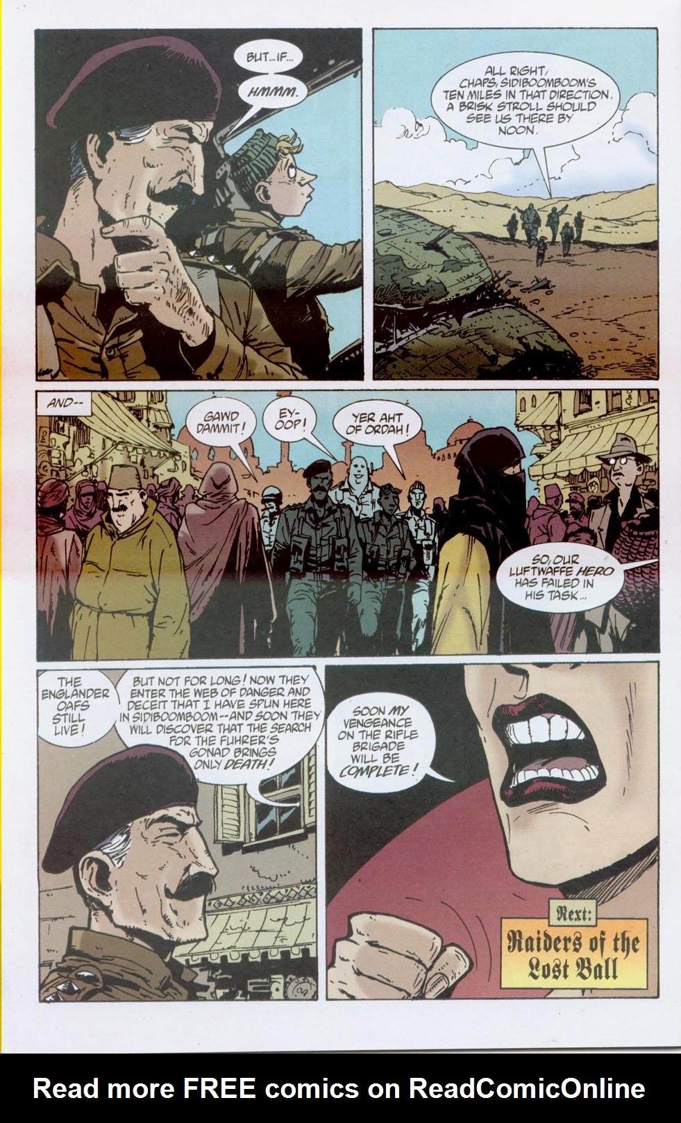 Read online Adventures in the Rifle Brigade: Operation Bollock comic -  Issue #1 - 23