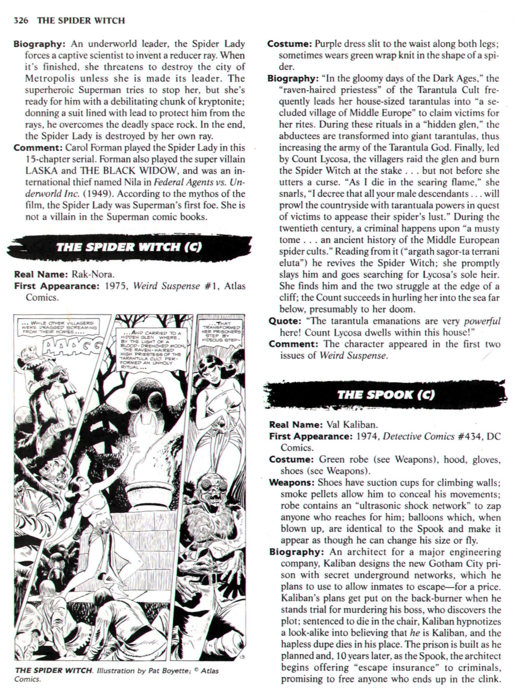 Read online The Encyclopedia of Super Villains comic -  Issue # TPB (Part 2) - 117