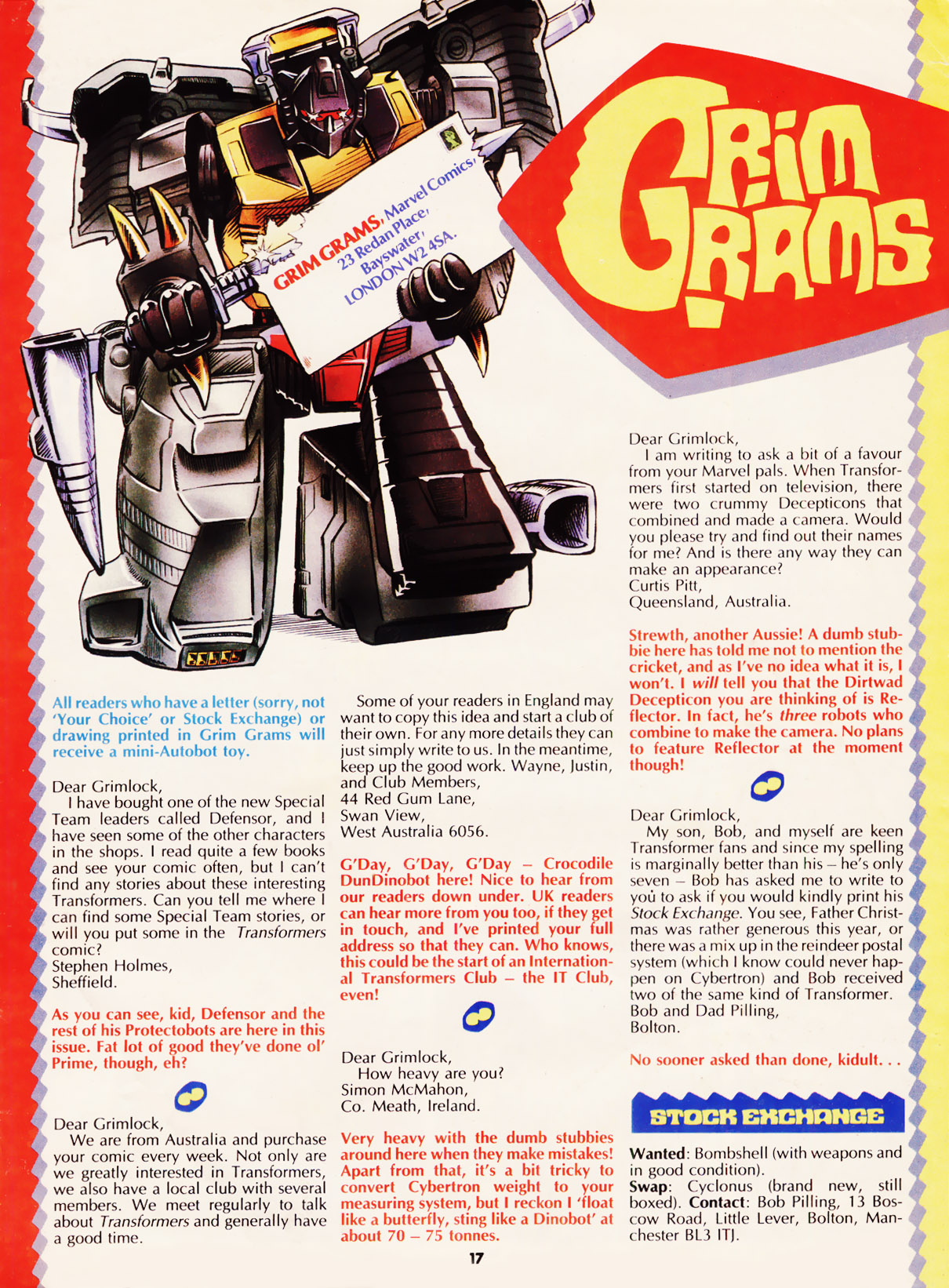 Read online The Transformers (UK) comic -  Issue #106 - 15