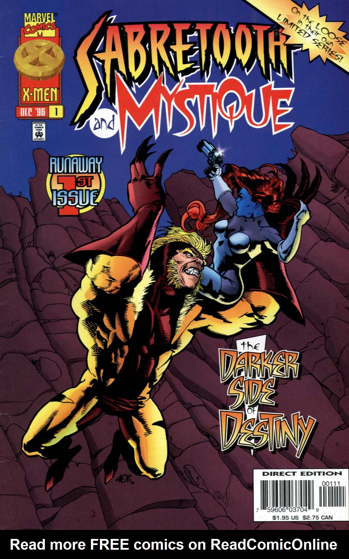 Read online Sabretooth and Mystique comic -  Issue #1 - 1