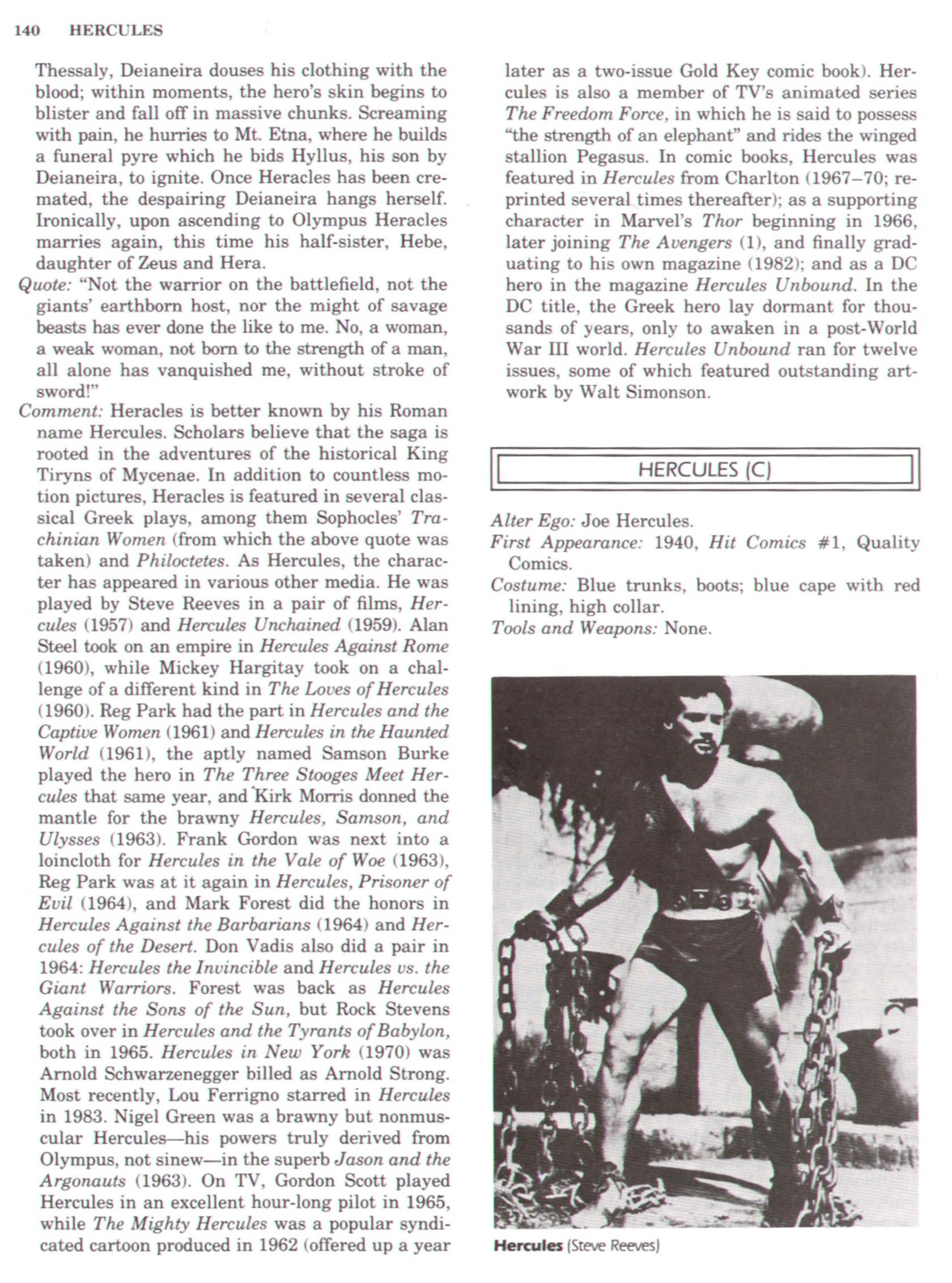 Read online The Encyclopedia of Superheroes comic -  Issue # TPB (Part 2) - 59