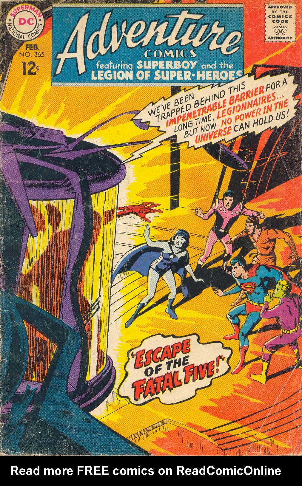 Read online Adventure Comics (1938) comic -  Issue #365 - 2
