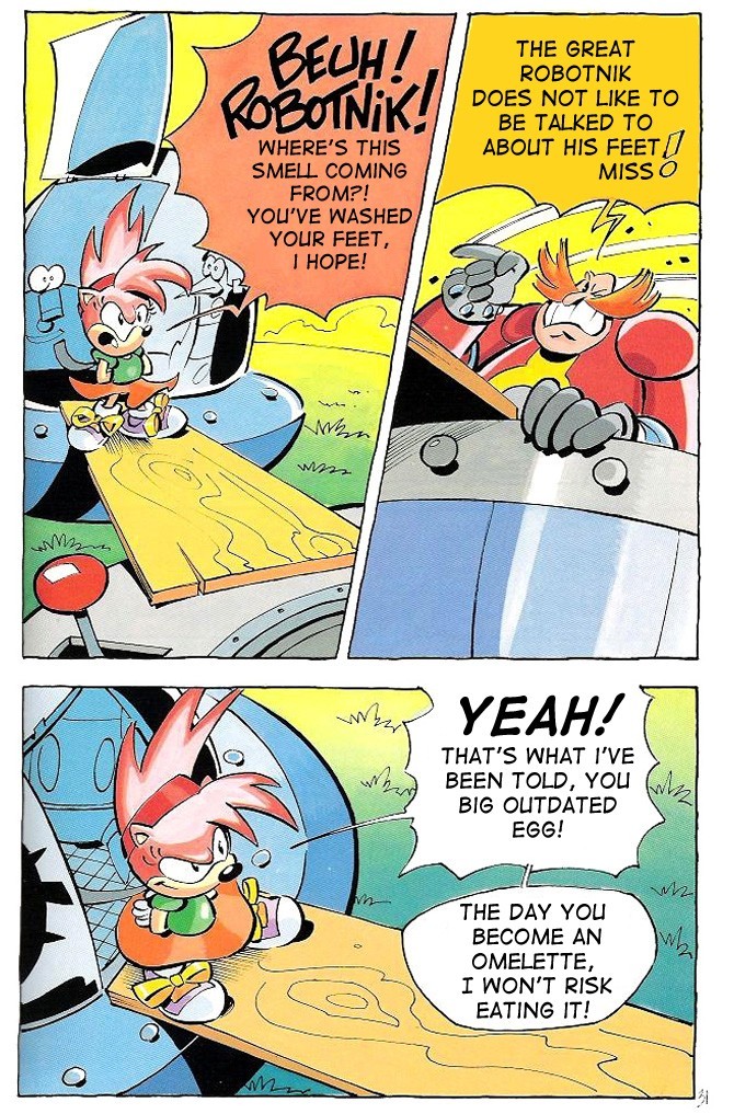 Read online Sonic Adventures: Dans Les Griffes De Robotnik comic -  Issue # Full - 34