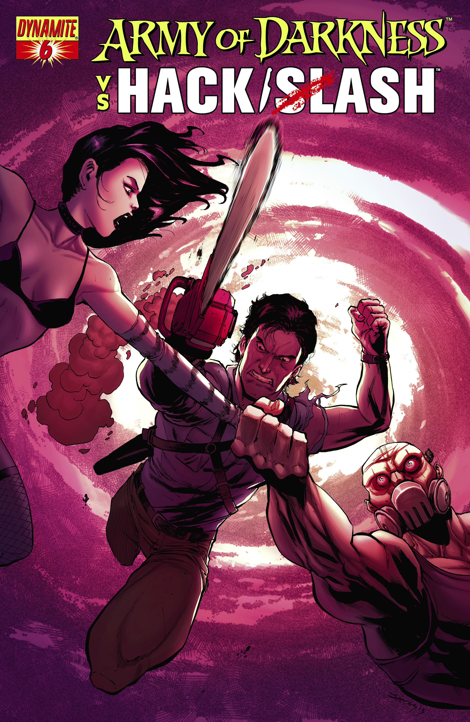 Read online Army of Darkness vs. Hack/Slash comic -  Issue #6 - 2