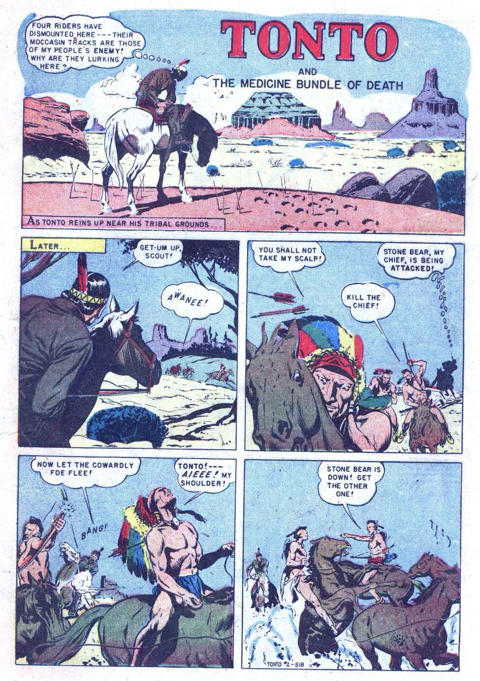 Read online Lone Ranger's Companion Tonto comic -  Issue #2 - 3
