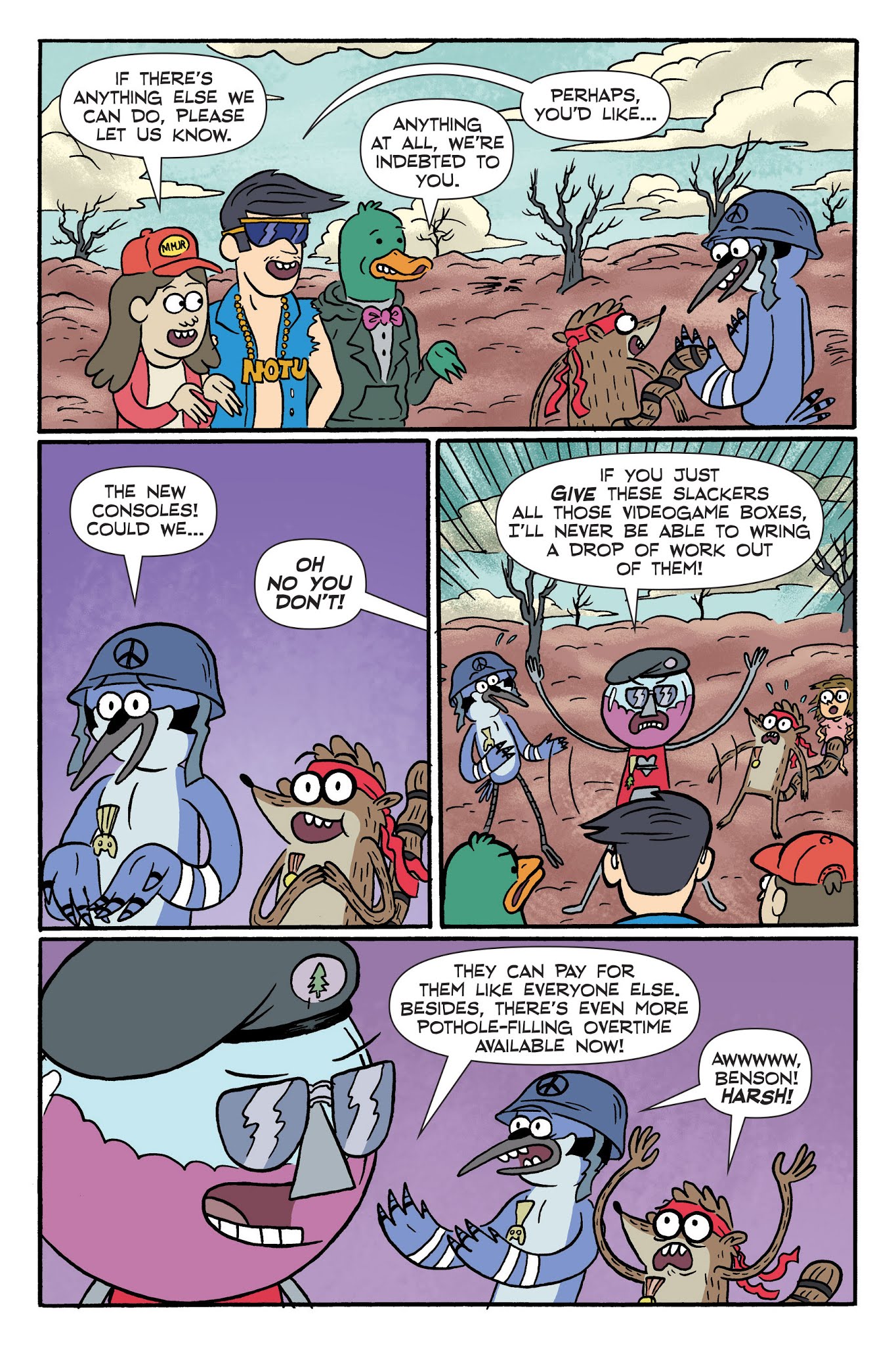 Read online Regular Show: A Clash of Consoles comic -  Issue # TPB (Part 2) - 54