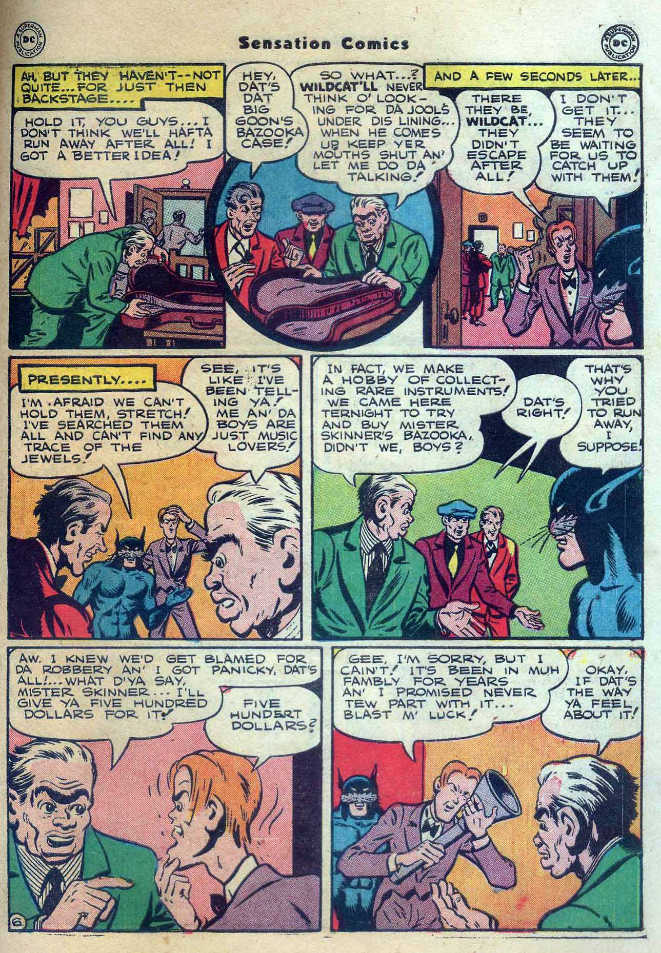 Read online Sensation (Mystery) Comics comic -  Issue #56 - 47