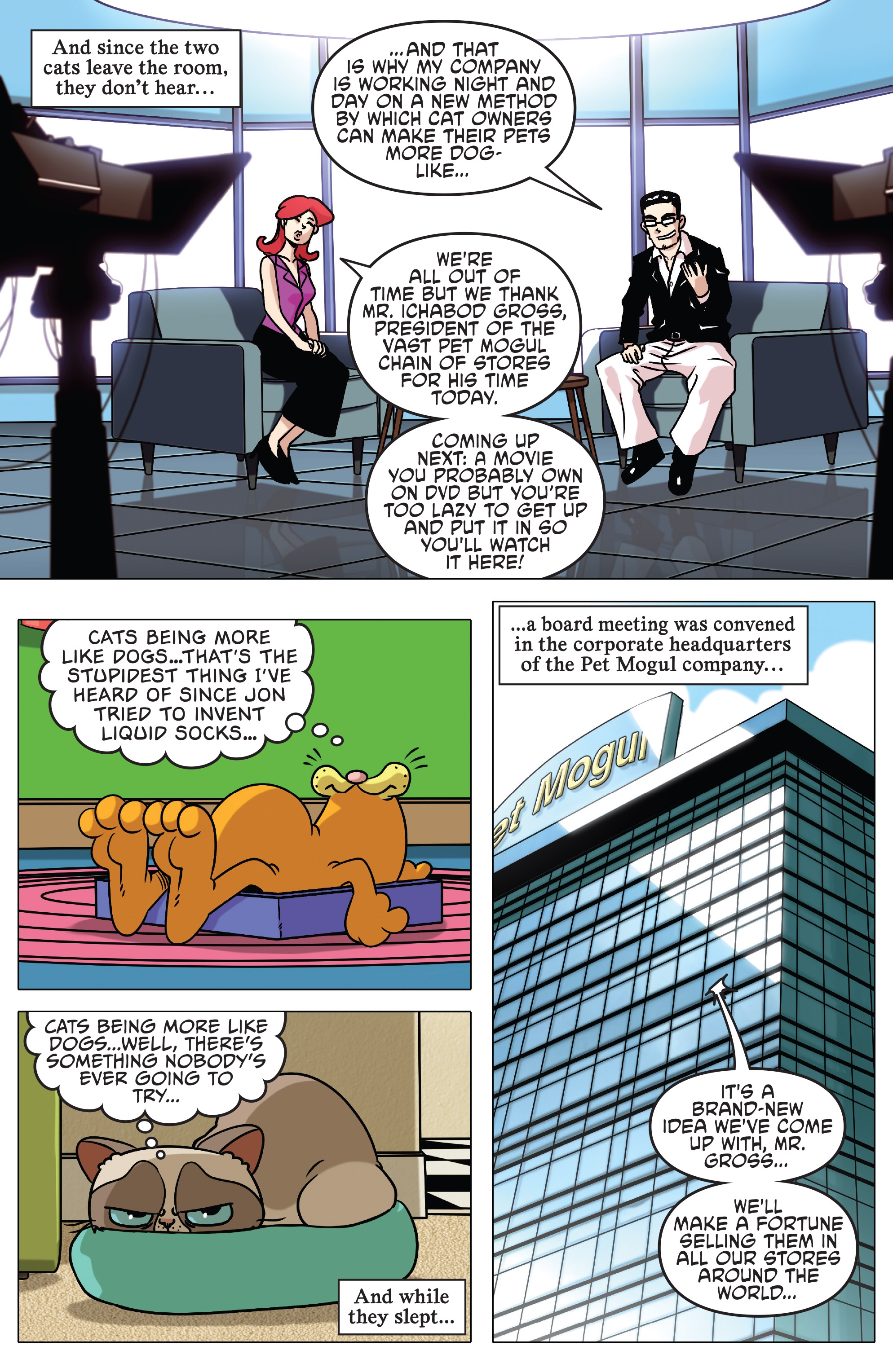 Read online Grumpy Cat/Garfield comic -  Issue #1 - 8