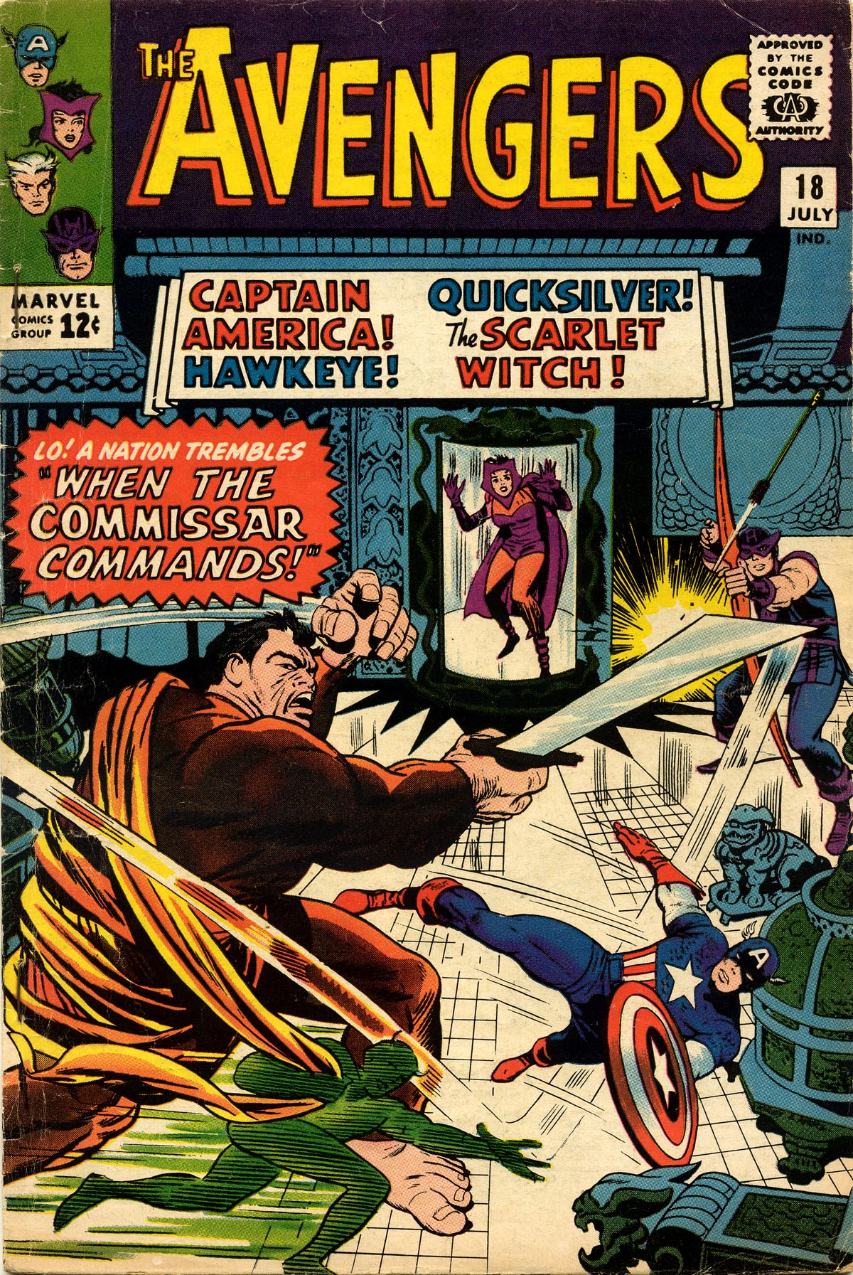 Read online The Avengers (1963) comic -  Issue #18 - 1