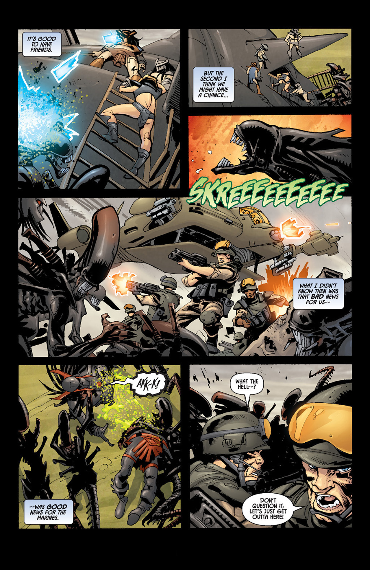 Read online Aliens vs. Predator: Three World War comic -  Issue #6 - 19