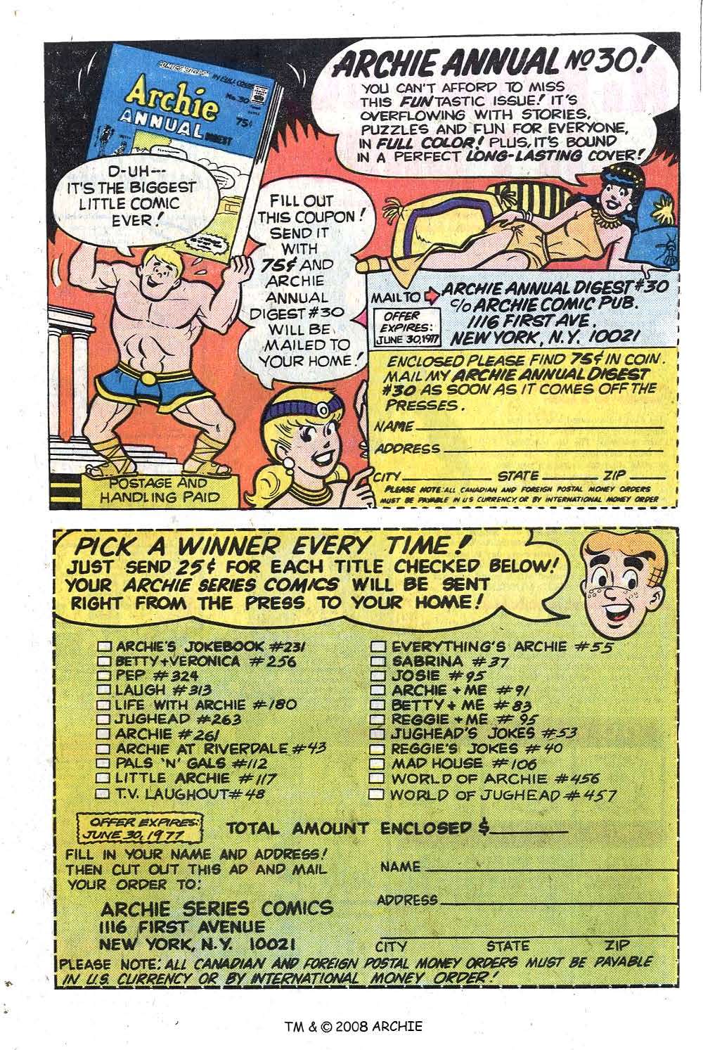 Read online Jughead (1965) comic -  Issue #262 - 27
