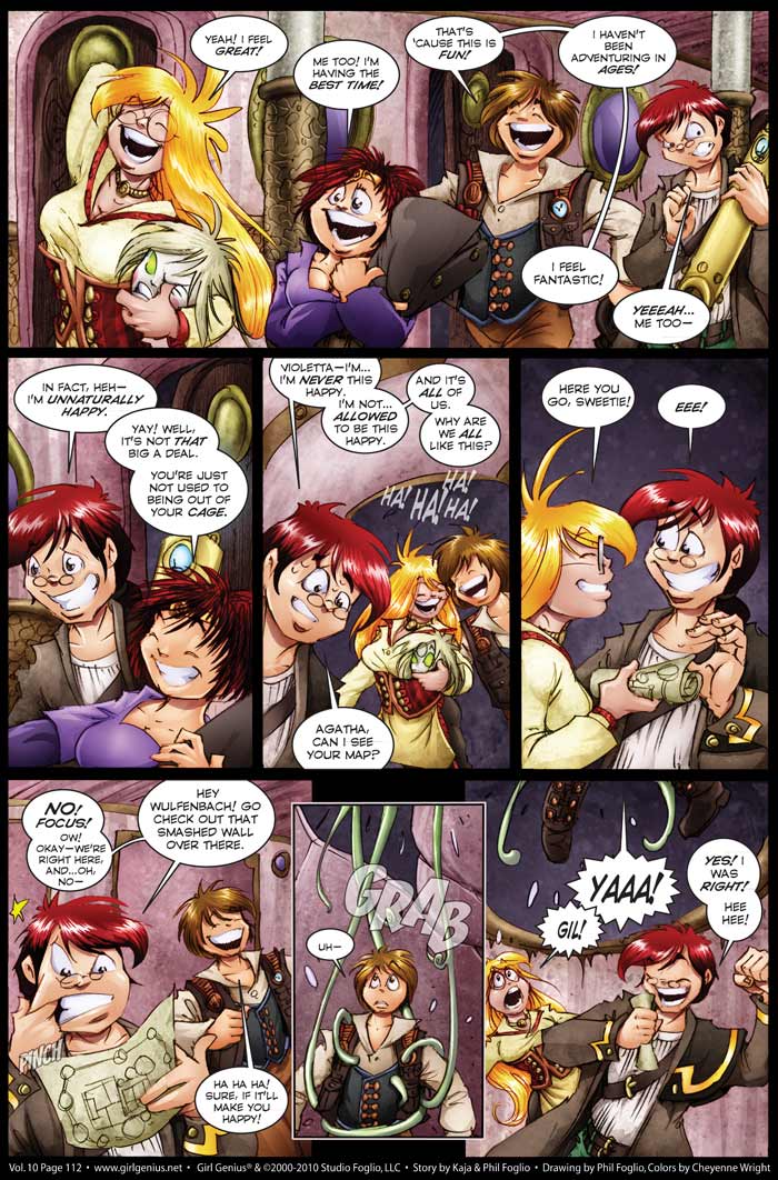 Read online Girl Genius (2002) comic -  Issue #10 - 114