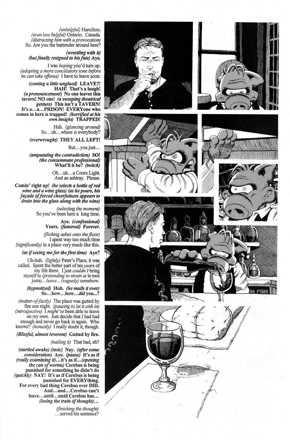 Read online Cerebus comic -  Issue #229 - 8