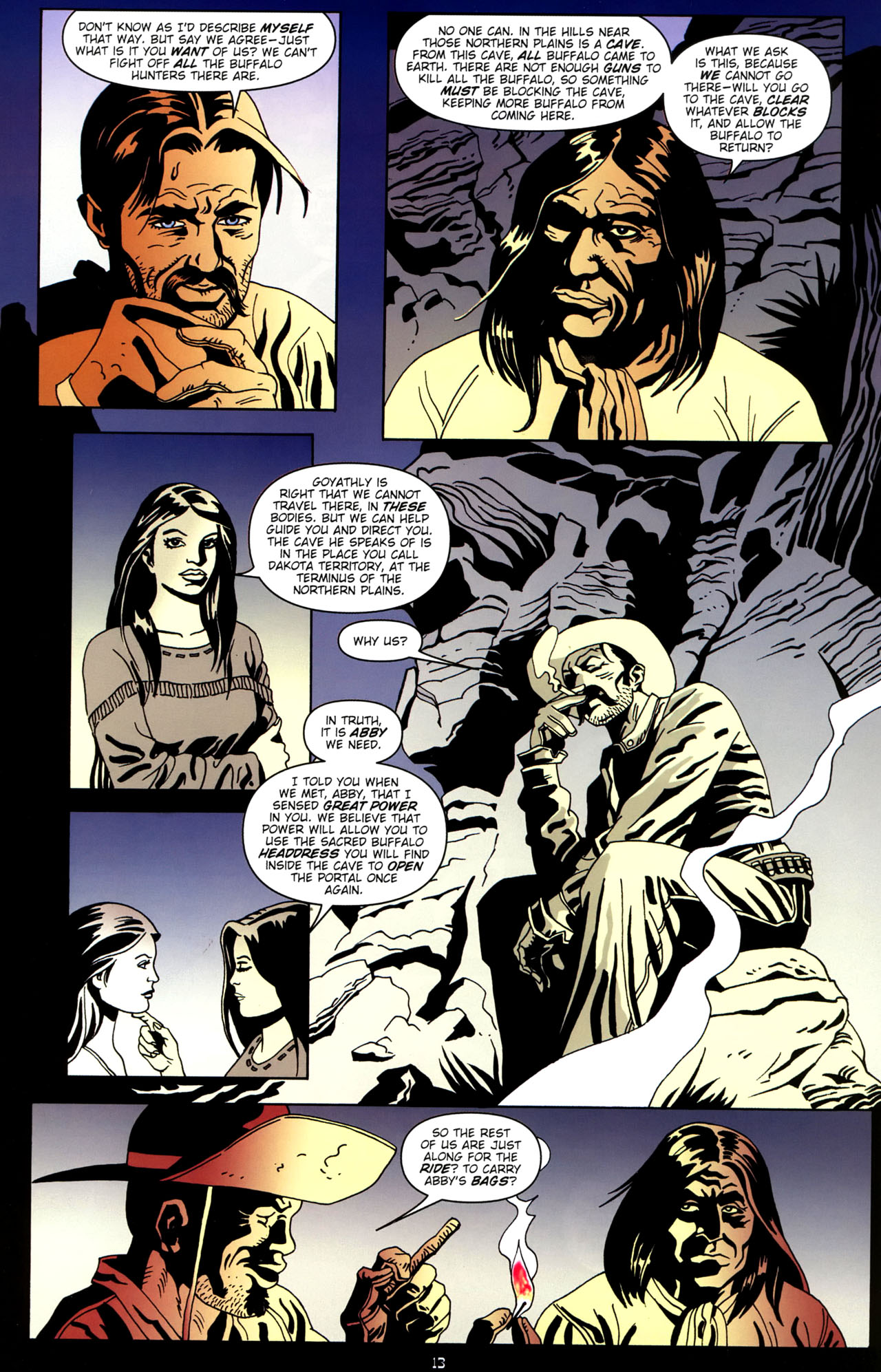 Read online Desperadoes: Buffalo Dreams comic -  Issue #1 - 15