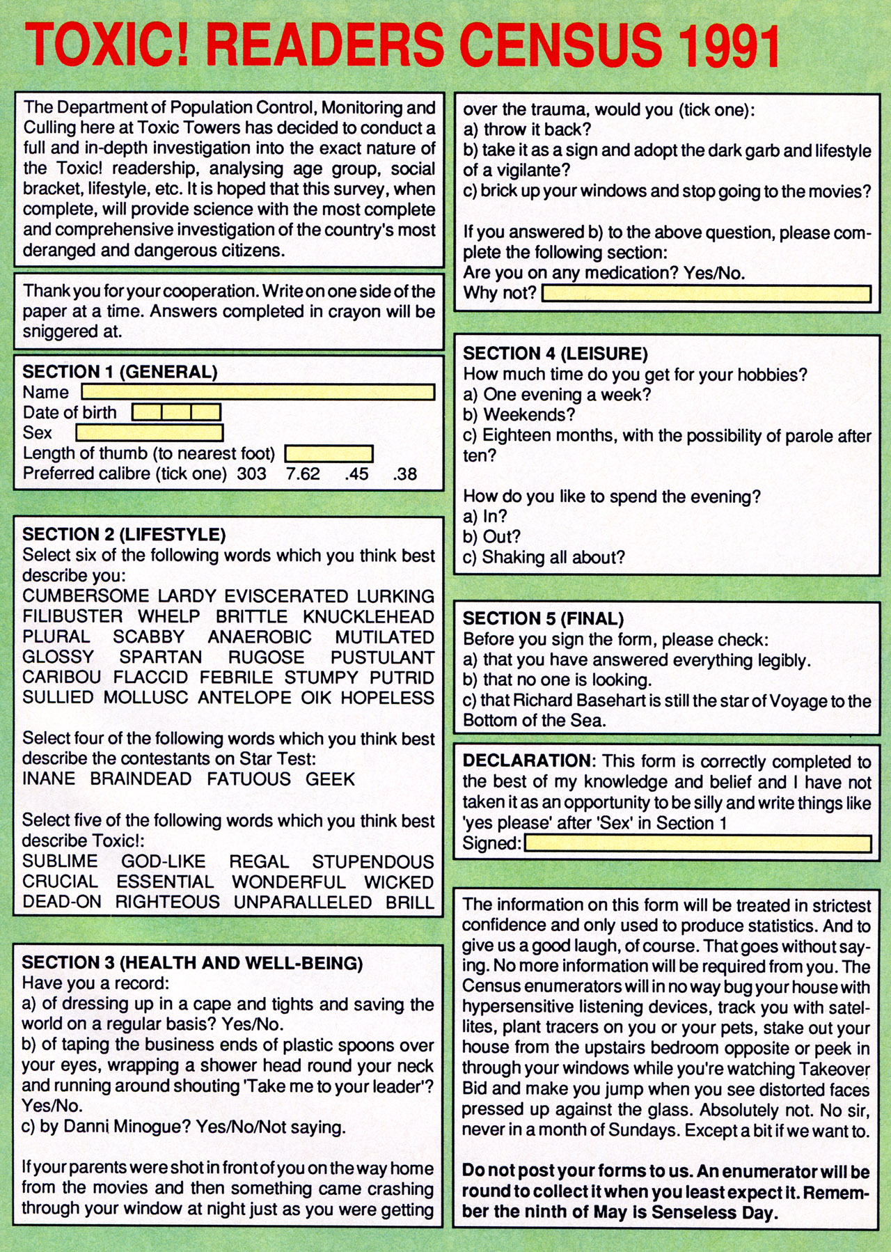 Read online Toxic! comic -  Issue #7 - 19