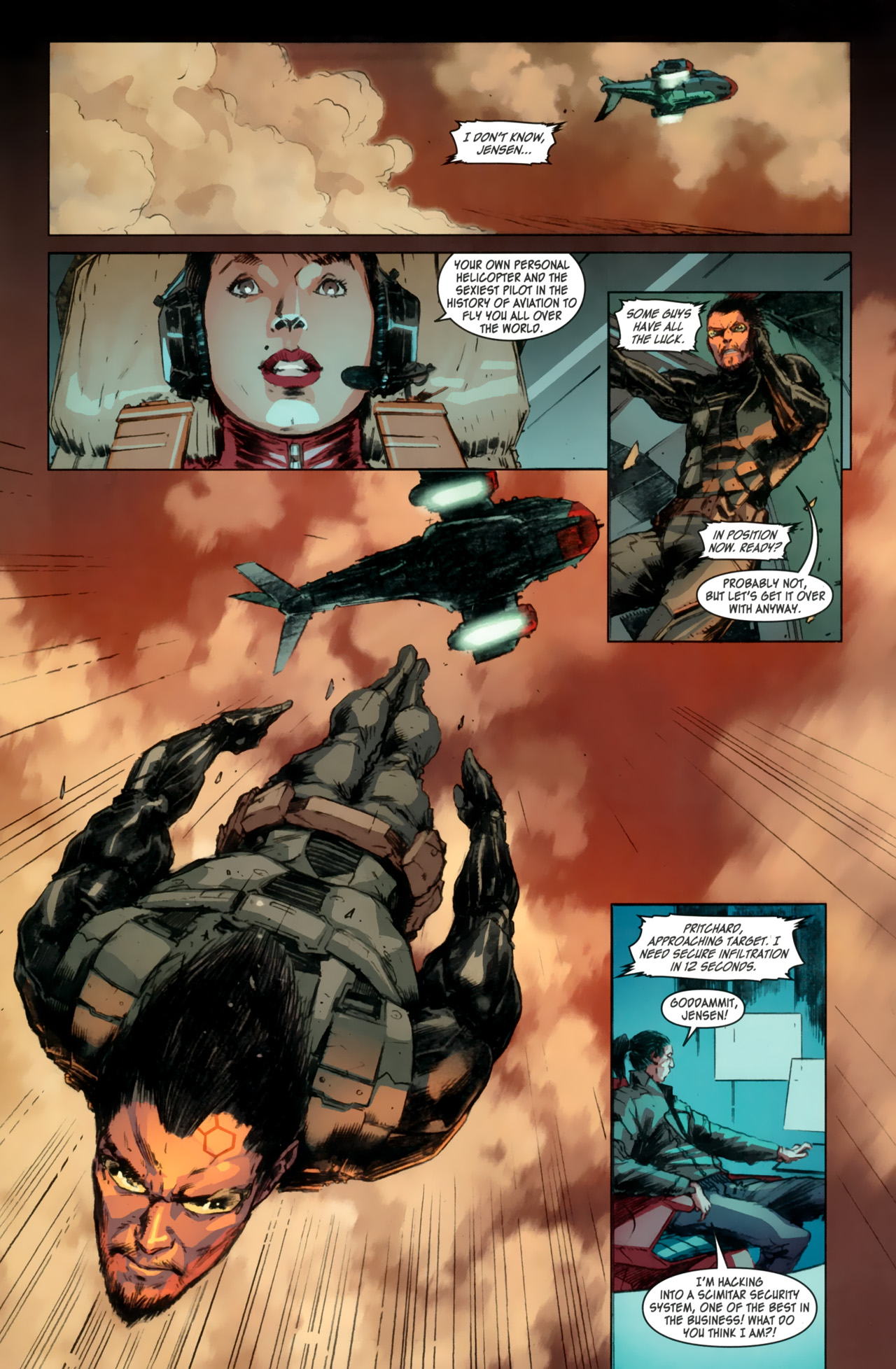 Read online Deus Ex comic -  Issue #2 - 14