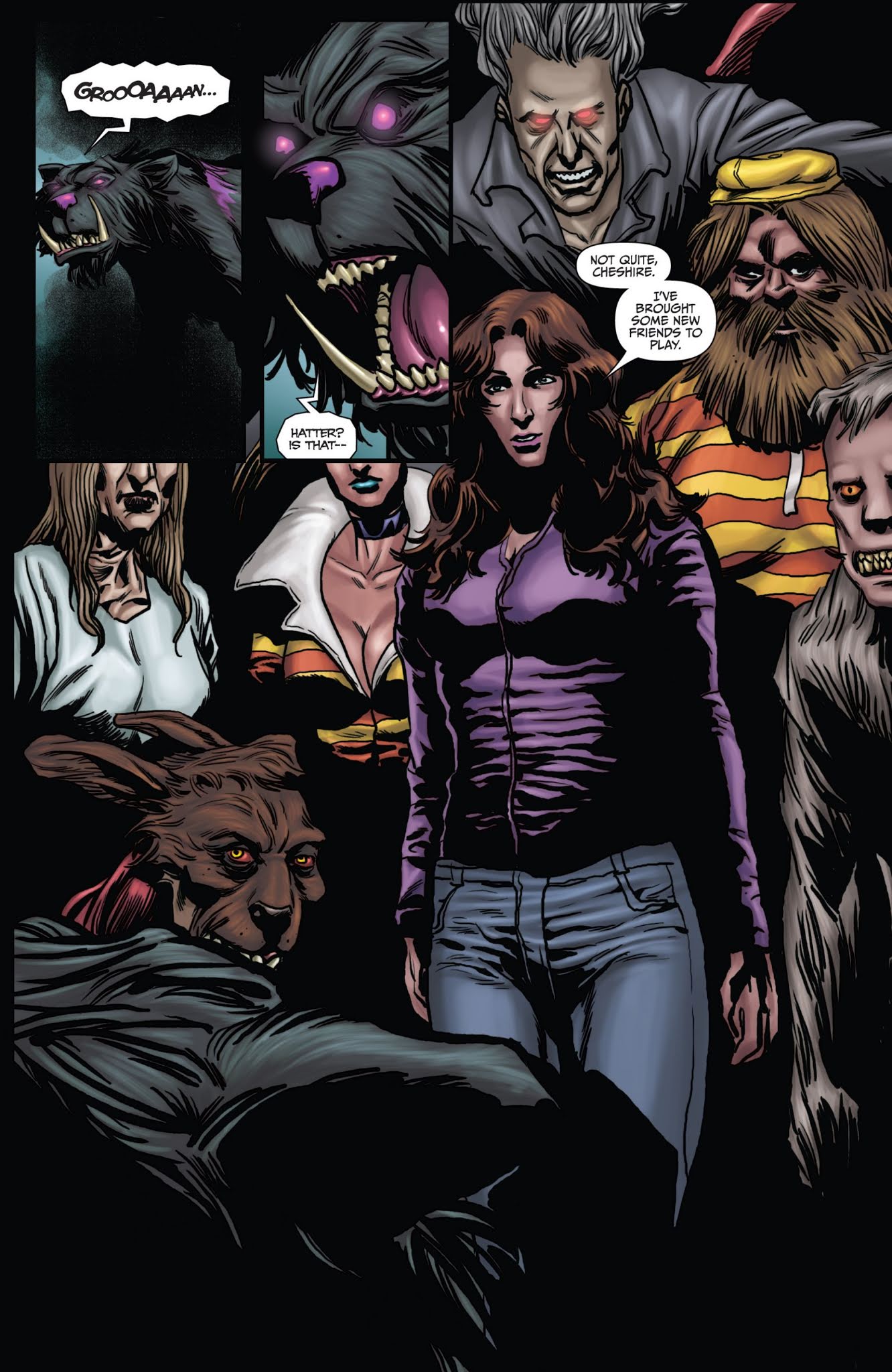 Read online Grimm Fairy Tales presents Wonderland: Asylum comic -  Issue #5 - 5