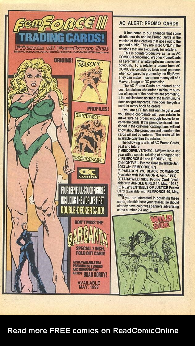 Read online Femforce comic -  Issue #58 - 34