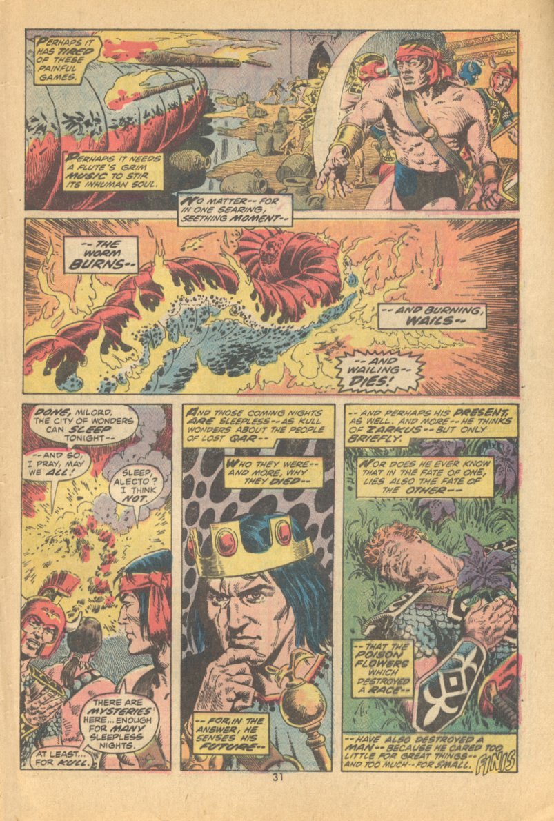 Read online Kull, the Conqueror (1971) comic -  Issue #6 - 23