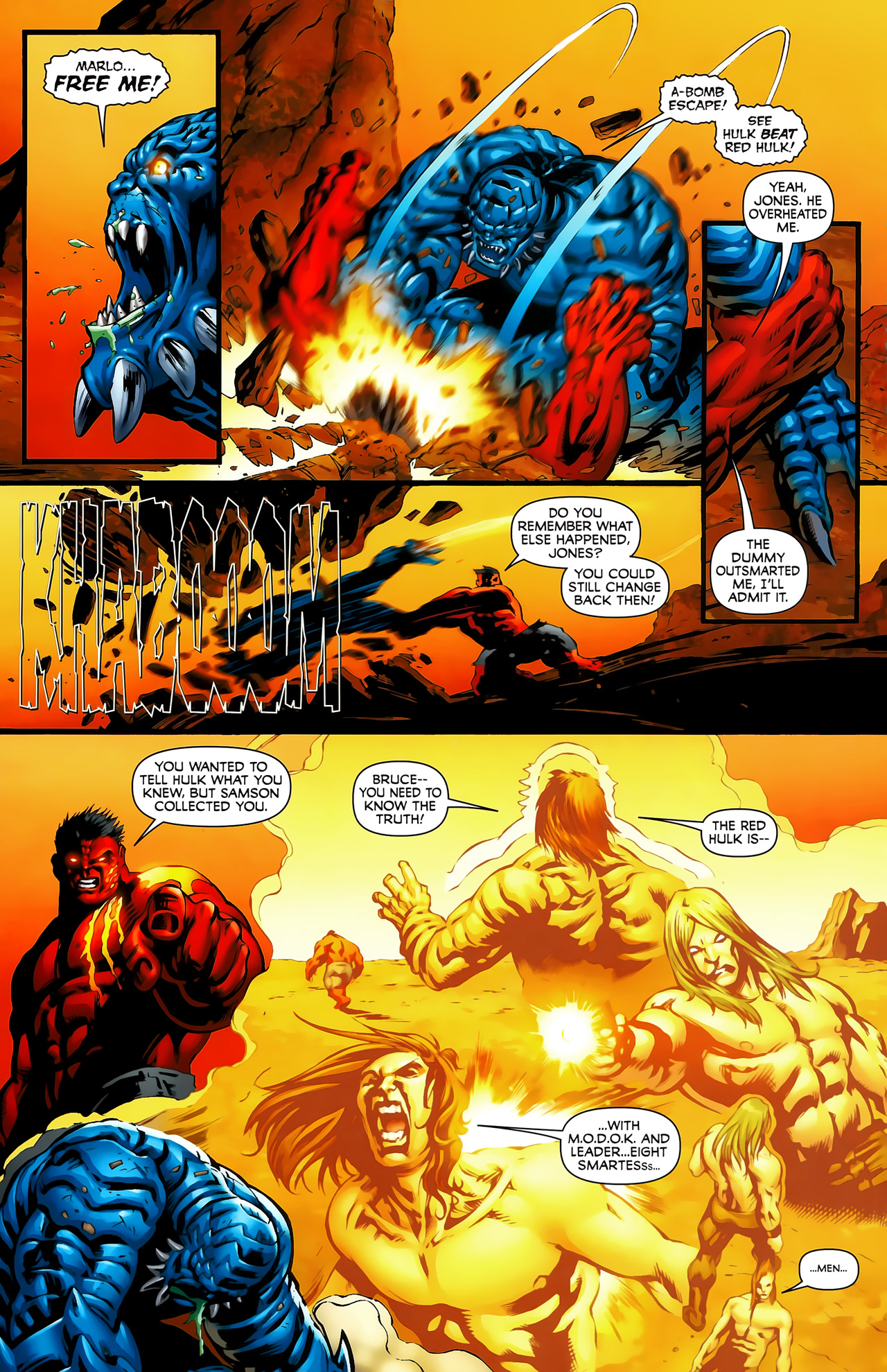Read online Fall of the Hulks: Red Hulk comic -  Issue #3 - 8