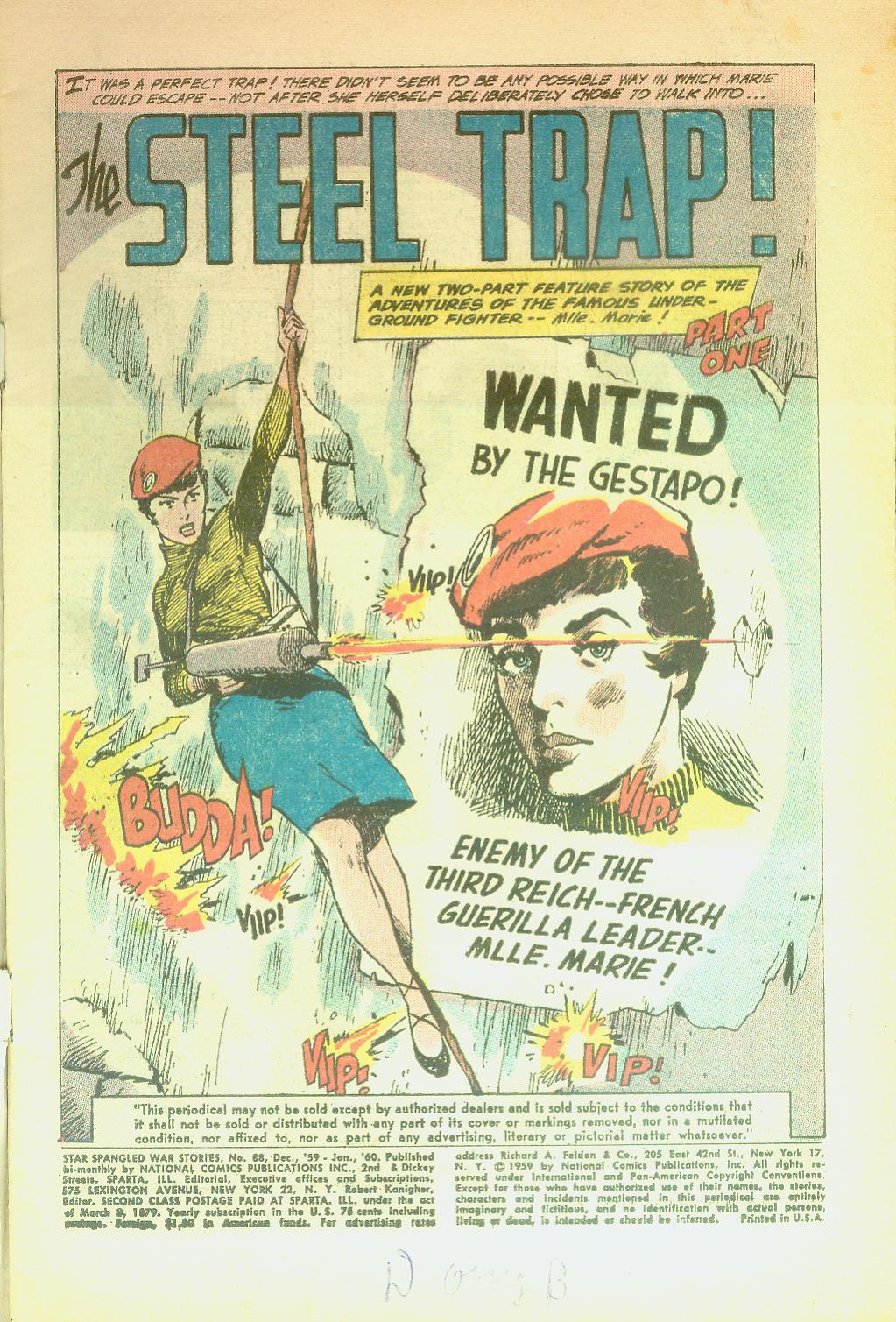 Read online Star Spangled War Stories (1952) comic -  Issue #88 - 3