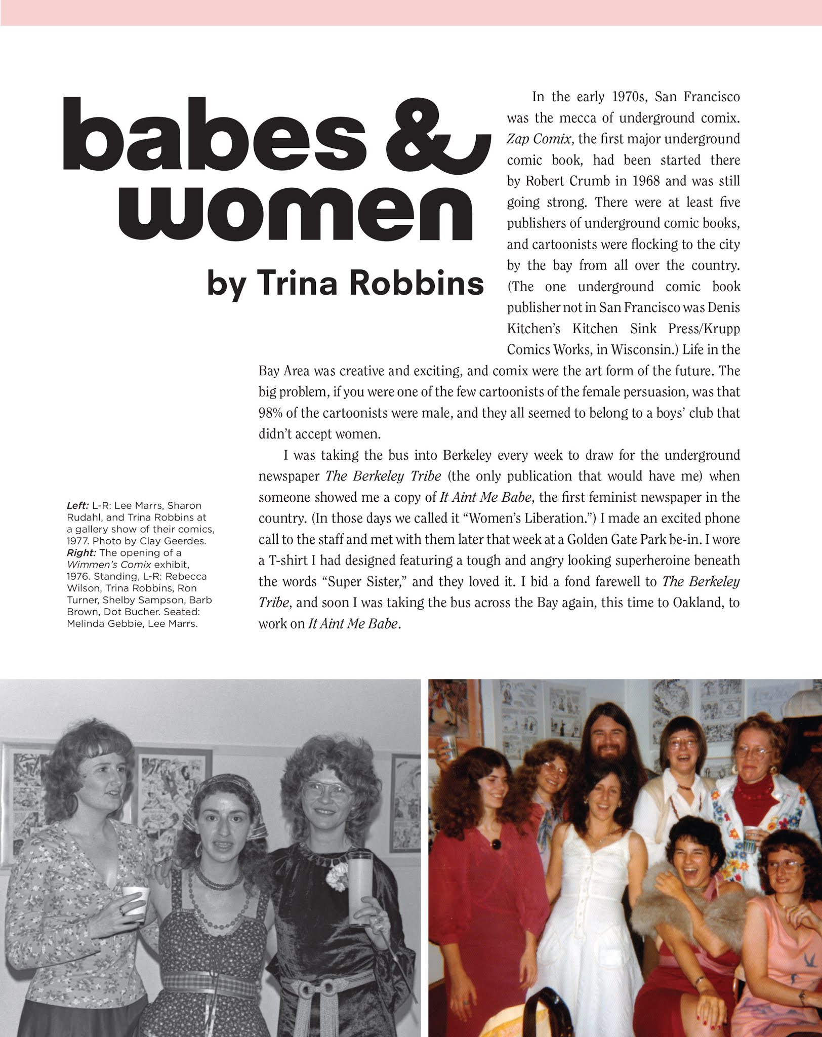 Read online The Complete Wimmen's Comix comic -  Issue # TPB 1 - 8