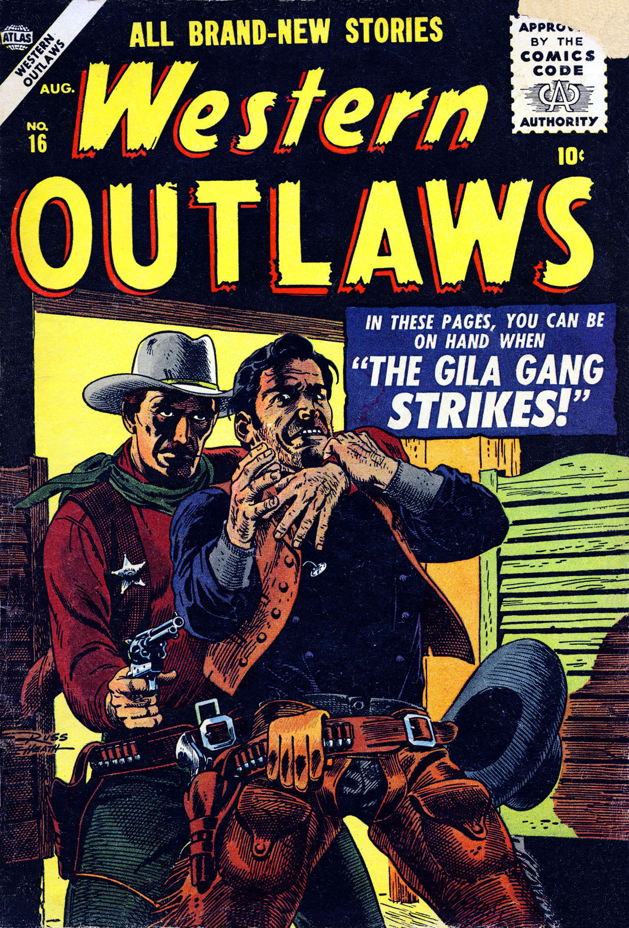 Read online Western Outlaws (1954) comic -  Issue #16 - 1