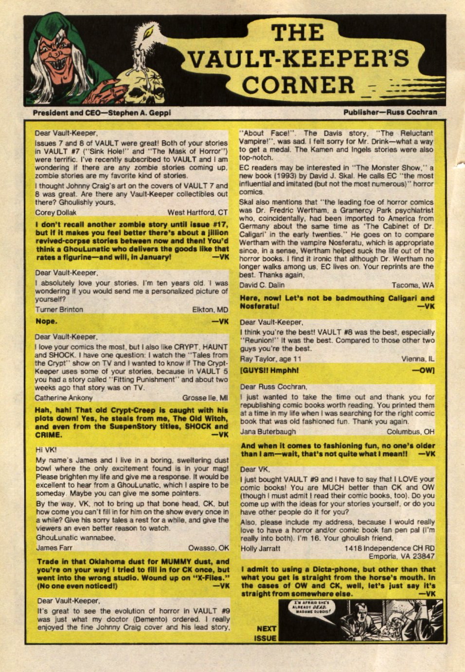 Read online The Vault of Horror (1950) comic -  Issue #21 - 19