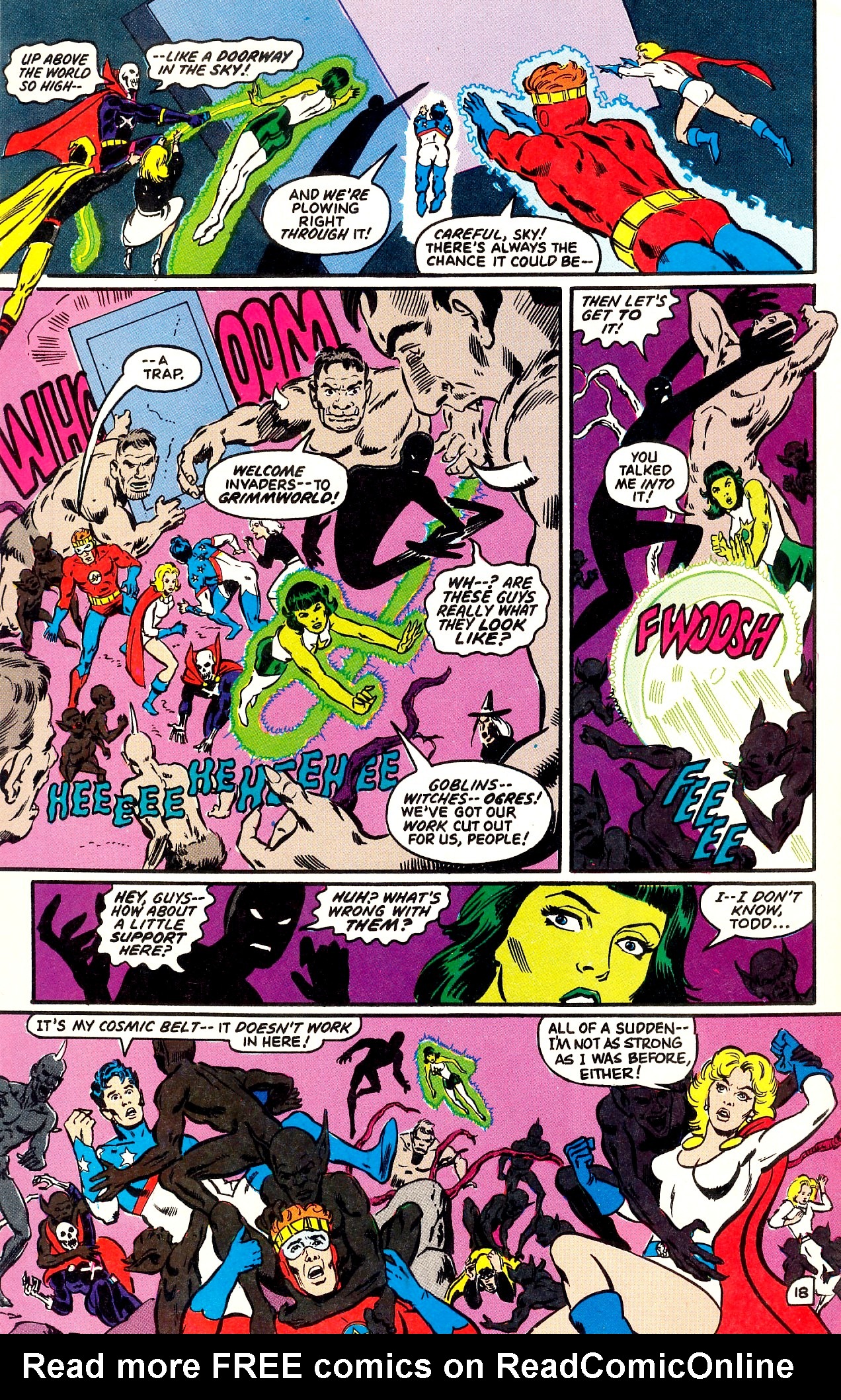 Read online Infinity Inc. (1984) comic -  Issue #50 - 19
