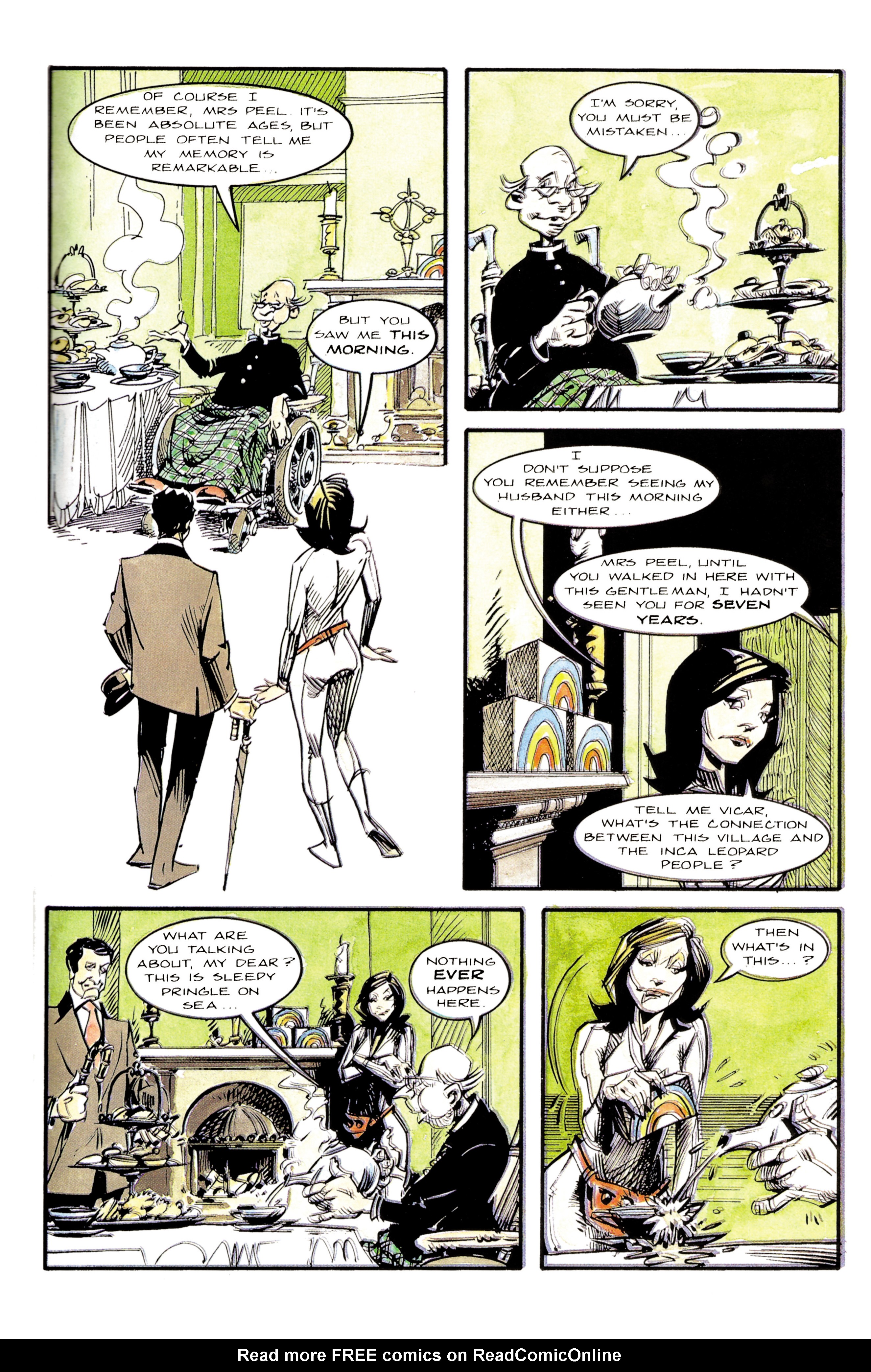 Read online Steed & Mrs. Peel: Golden Game comic -  Issue # Full - 128