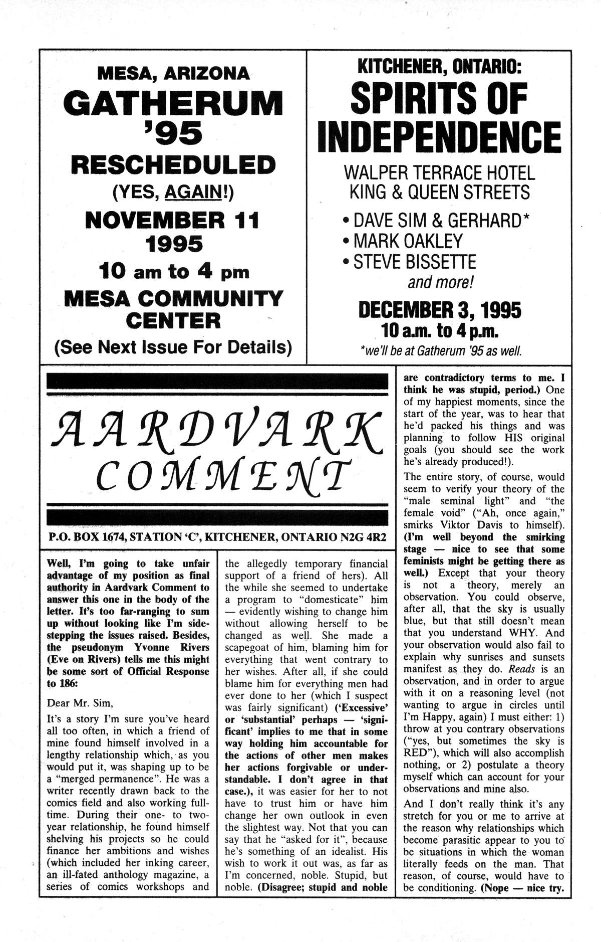 Read online Cerebus comic -  Issue #197 - 23