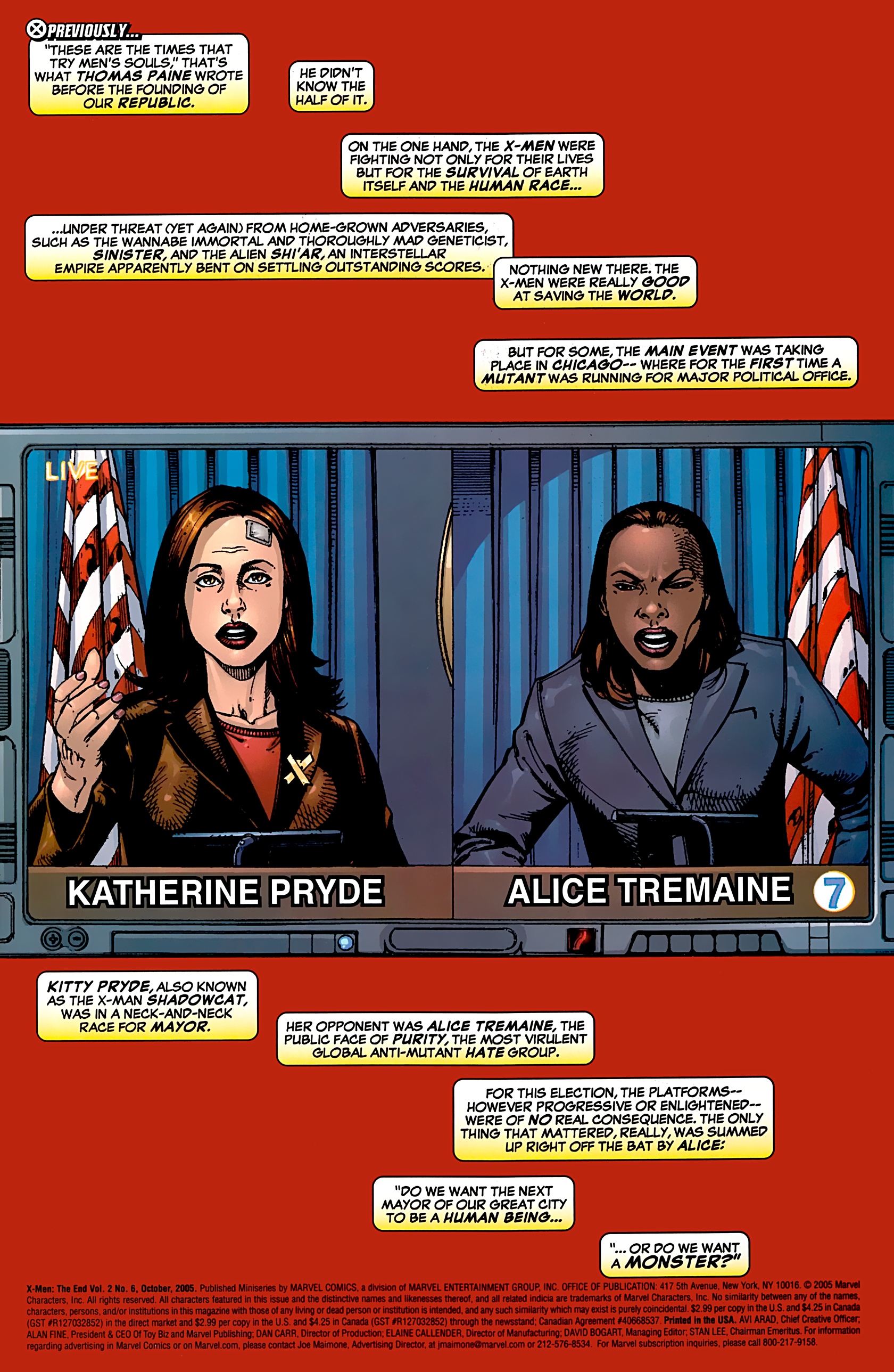 Read online X-Men: The End: Book 2: Heroes & Martyrs comic -  Issue #6 - 2