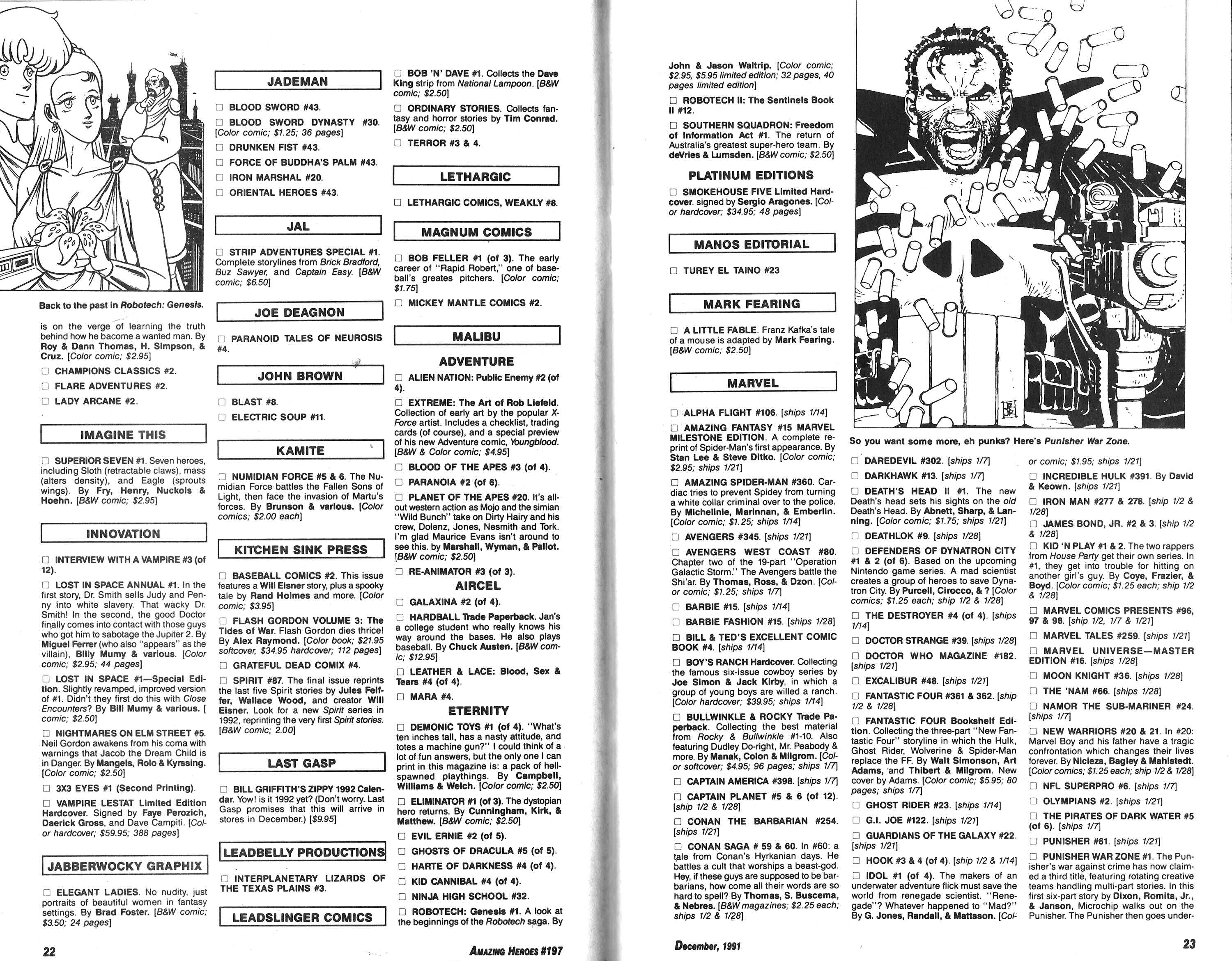 Read online Amazing Heroes comic -  Issue #197 - 12