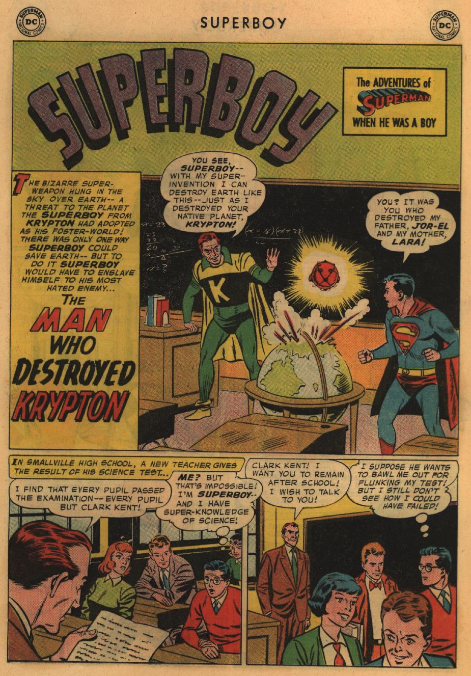 Read online Superboy (1949) comic -  Issue #67 - 23