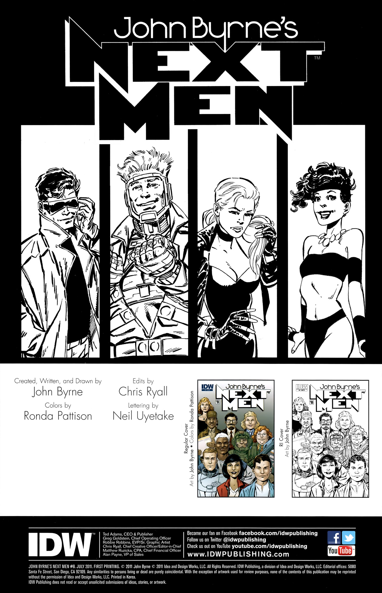 Read online John Byrne's Next Men (2010) comic -  Issue #8 - 2