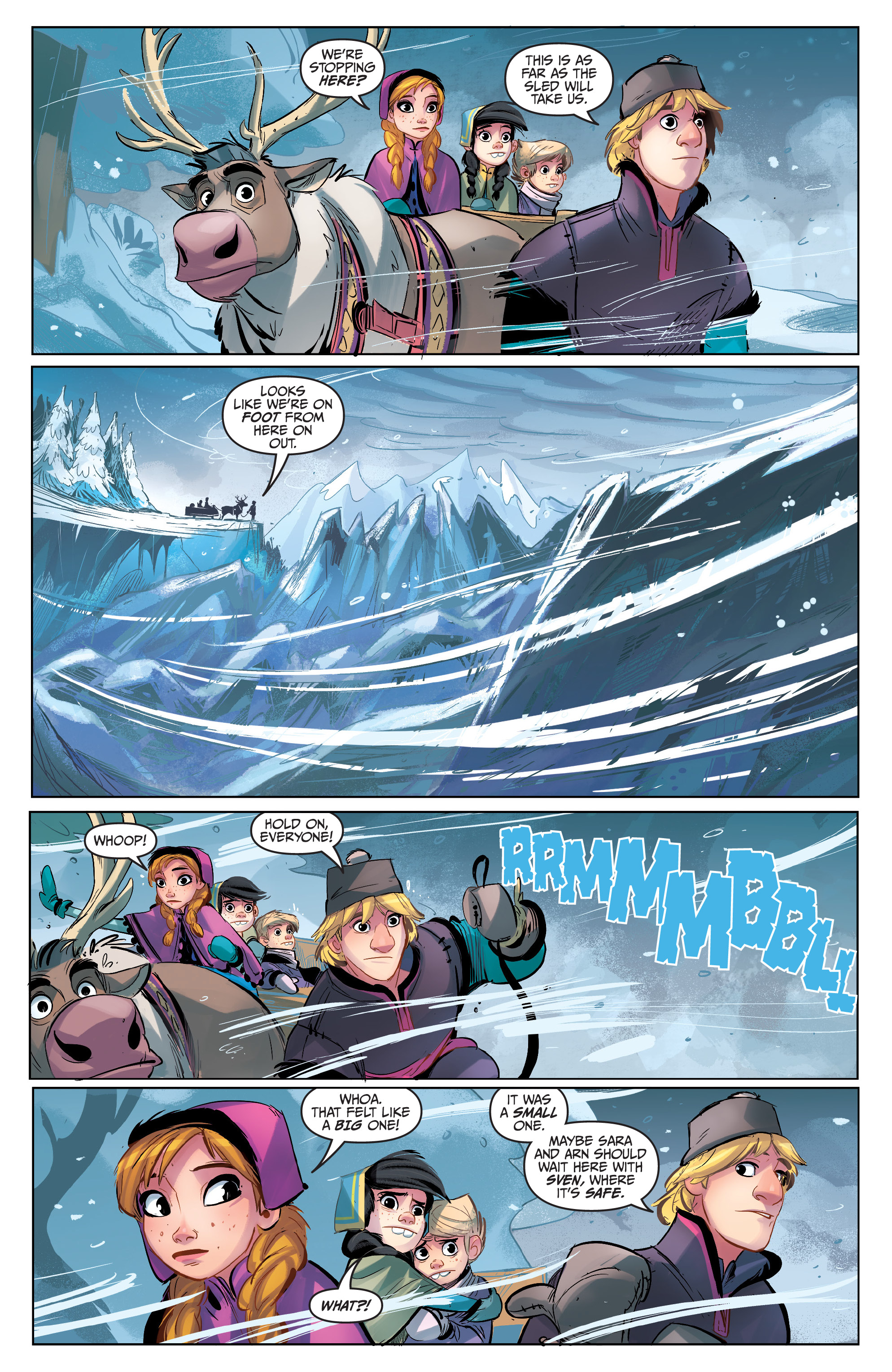 Read online Disney Frozen: The Hero Within comic -  Issue #3 - 8