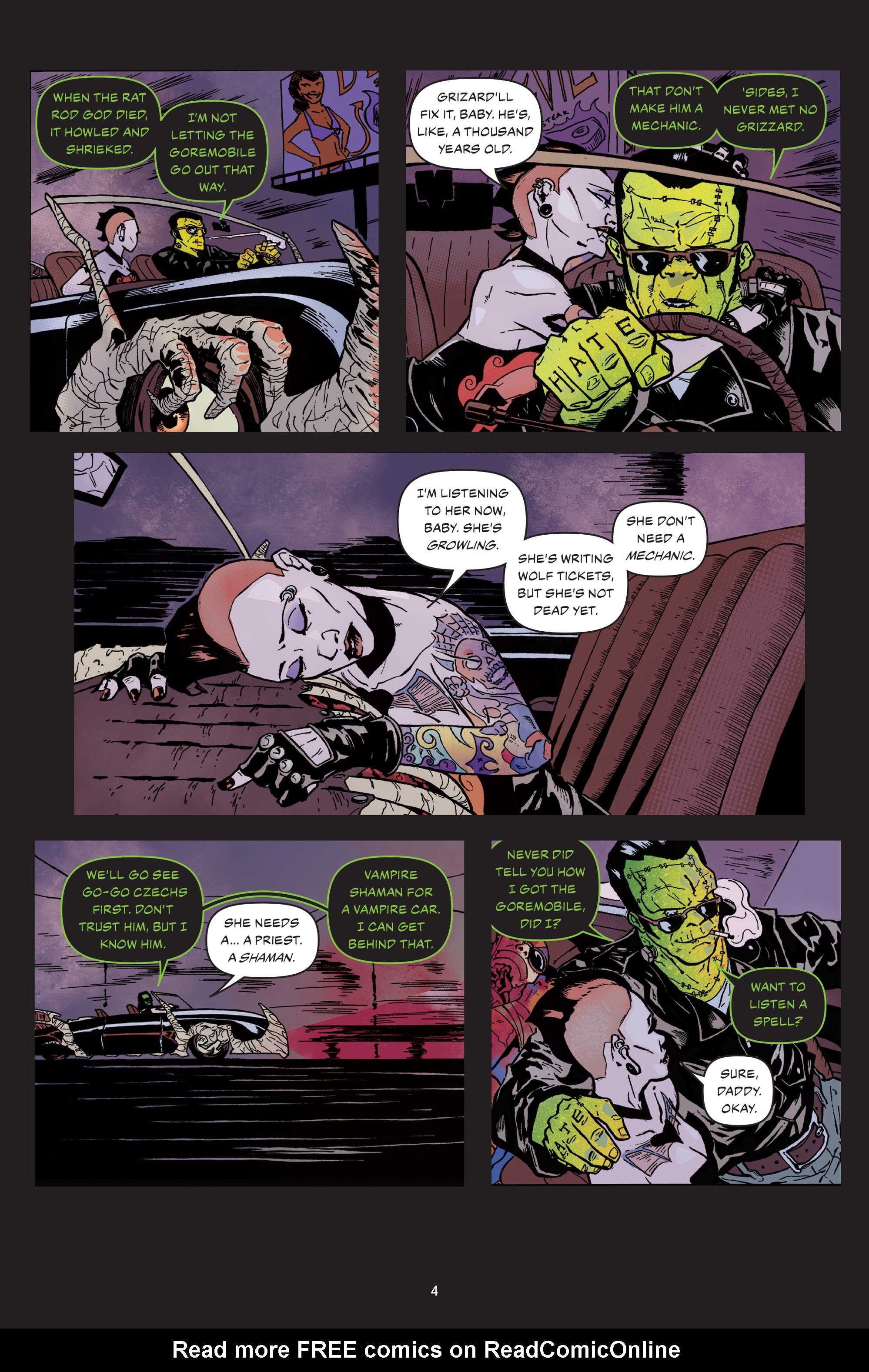 Read online Unmasked: Caddy Full of Blood comic -  Issue # Full - 6