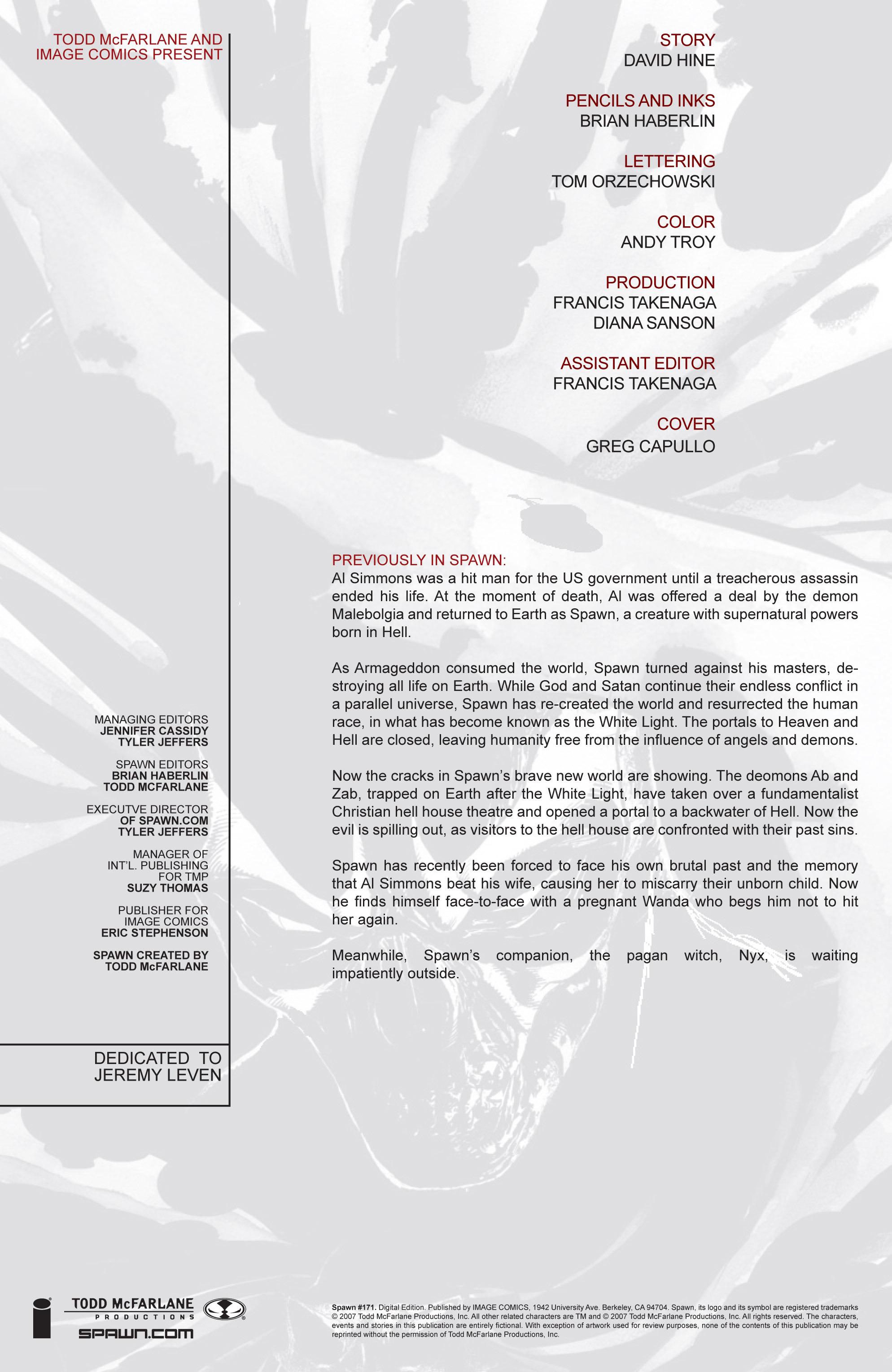 Read online Spawn comic -  Issue #171 - 2