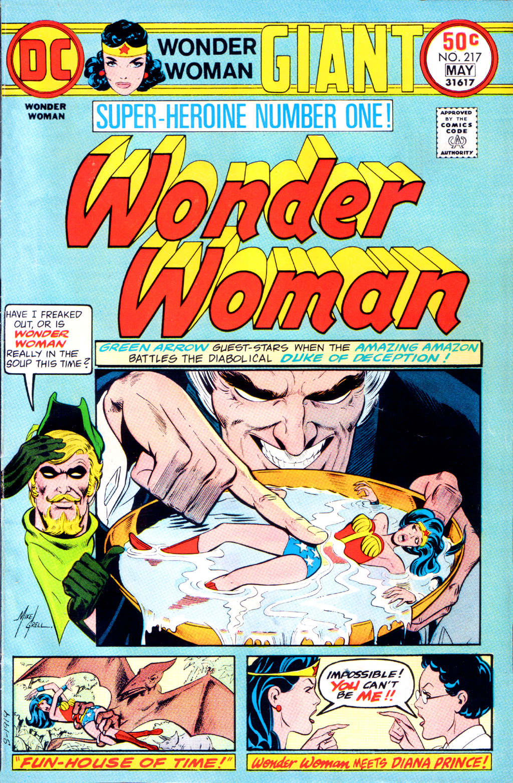 Read online Wonder Woman (1942) comic -  Issue #217 - 1