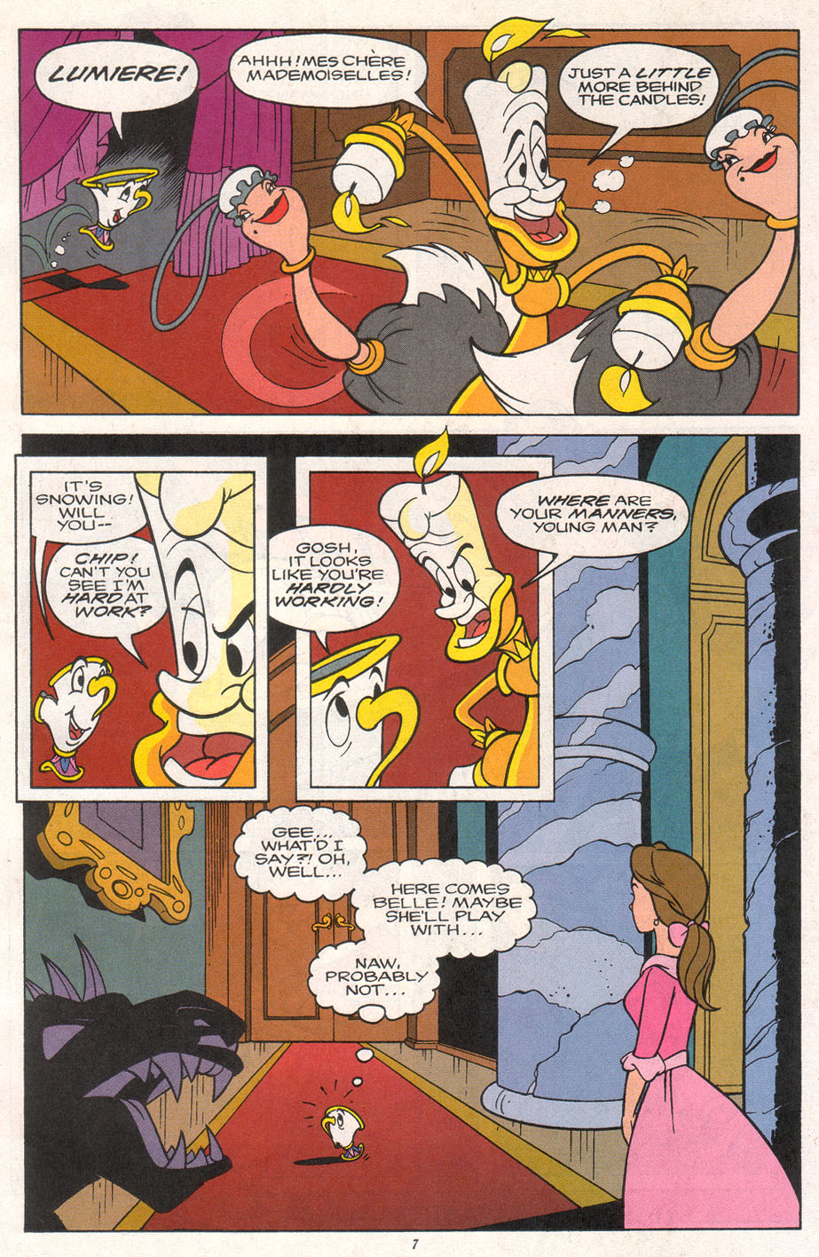 Read online Disney's Beauty and the Beast comic -  Issue #7 - 9