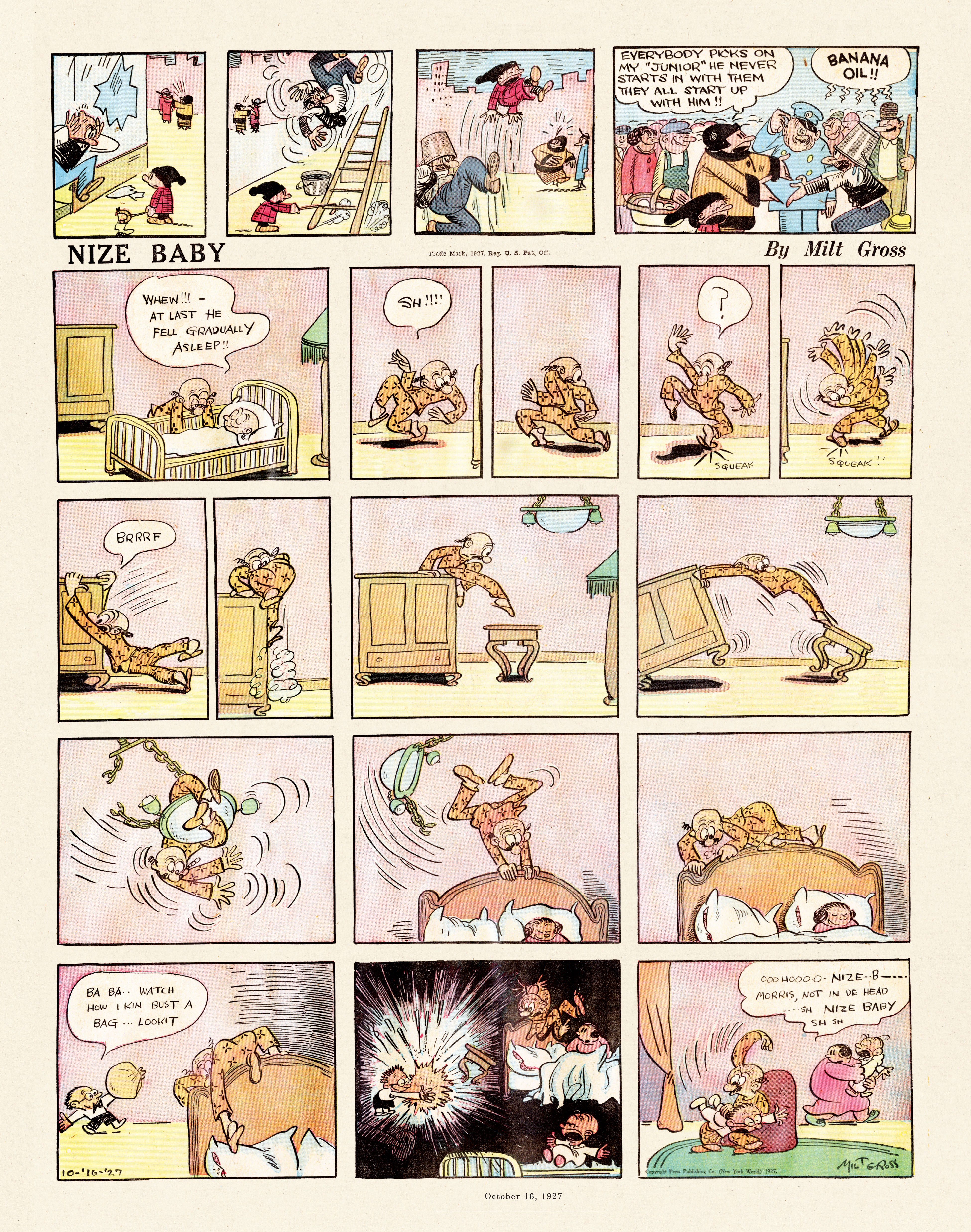 Read online Gross Exaggerations: The Meshuga Comic Strips of Milt Gross comic -  Issue # TPB - 49